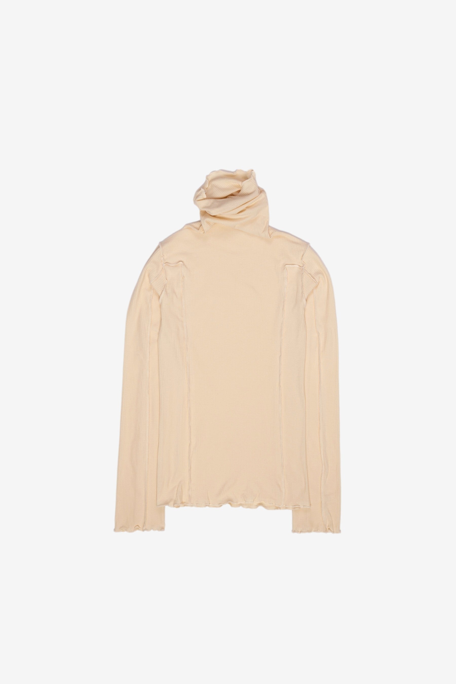 Omato Turtle Neck in Off White - Baserange | Afura Store