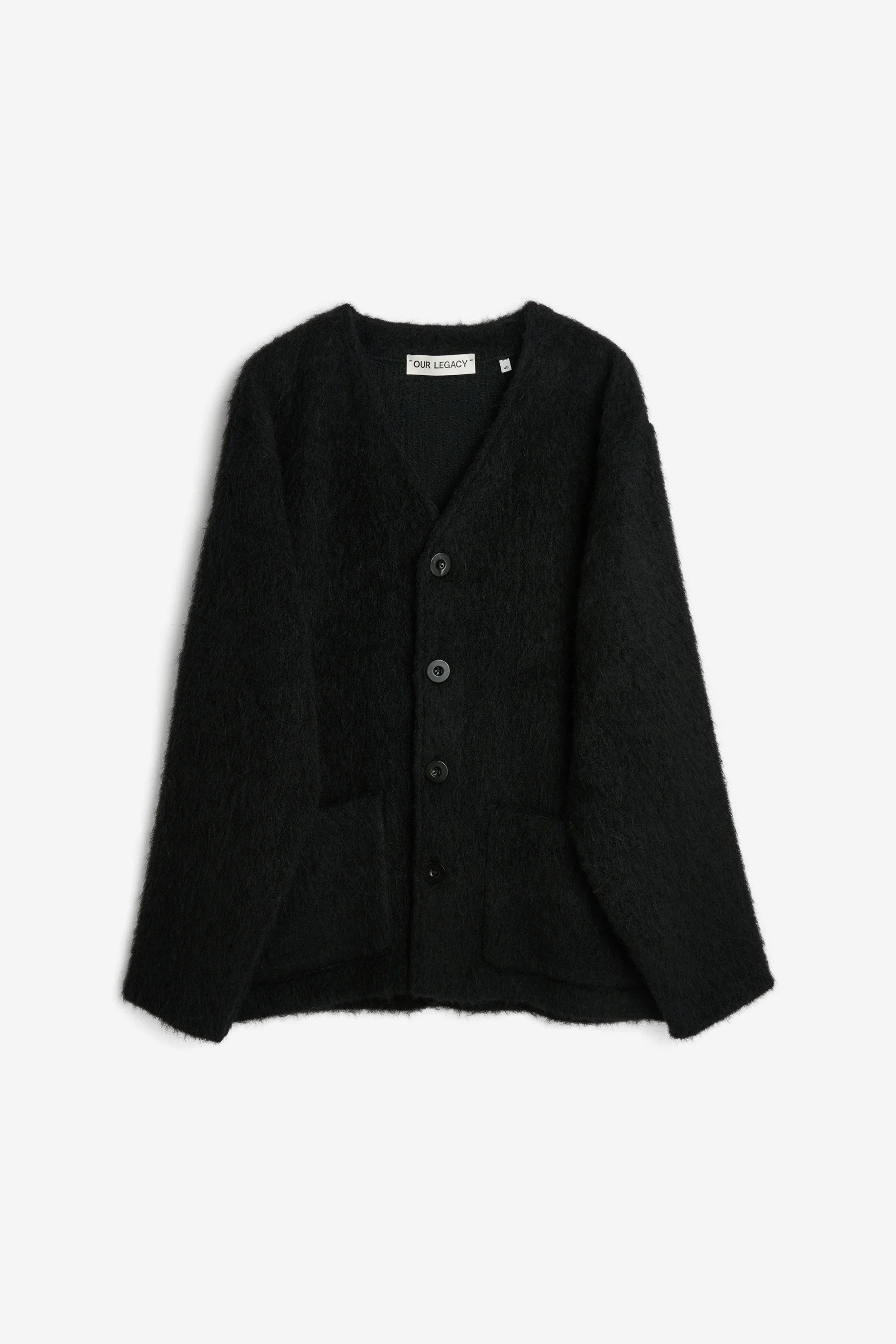 【OUR LEGACY】MOHAIR CARDIGAN（サイズ48） Our Legacy - Cardigan Black Mohair