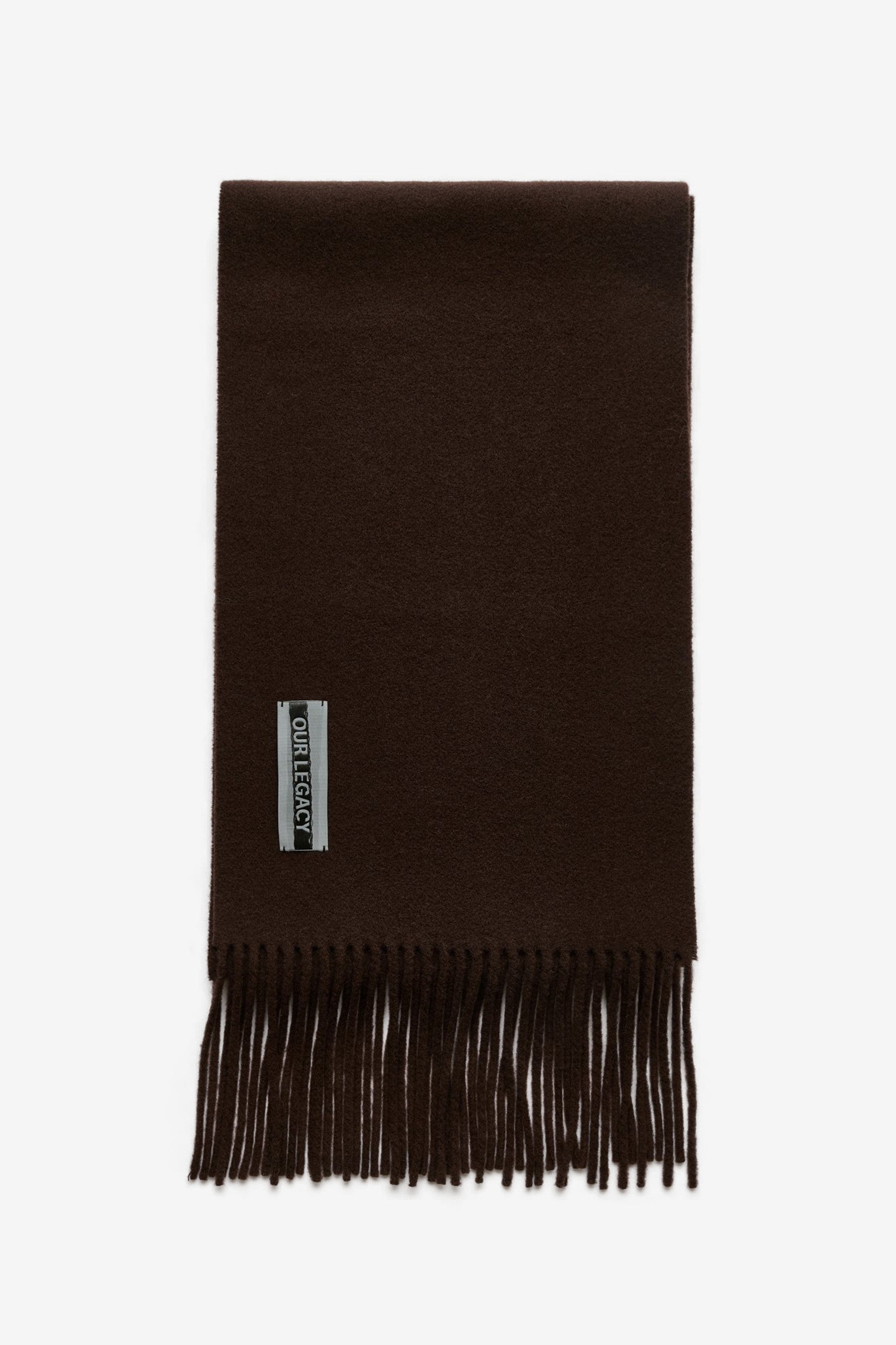 Estate Scarf in Espresso Double Wool - Our Legacy | Afura Store
