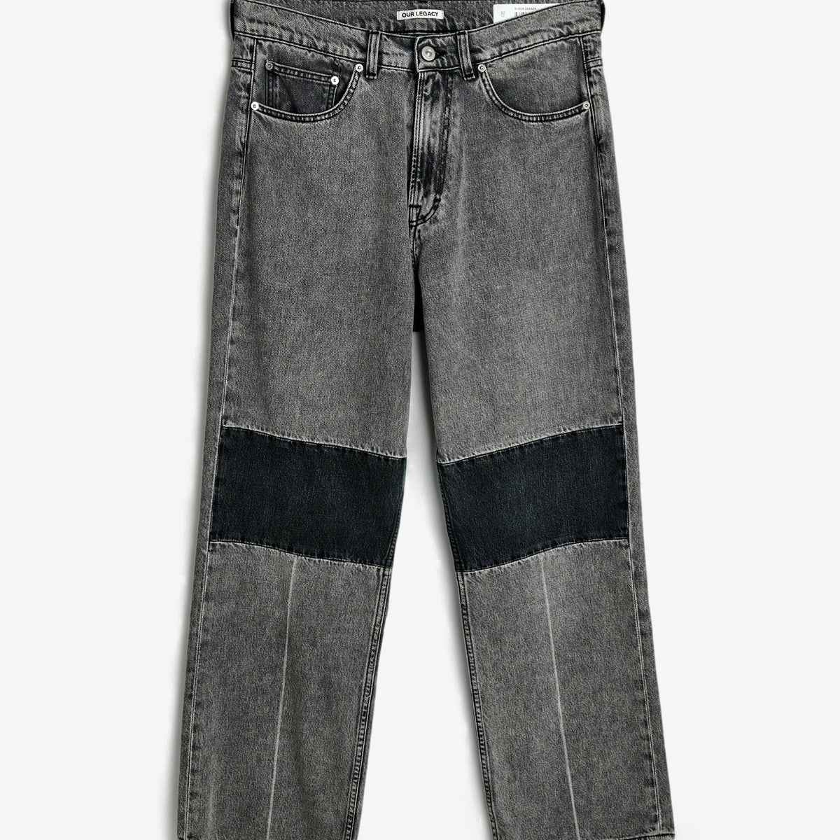 Extended Third Cut Black And Grey in Black And Grey - Our Legacy 