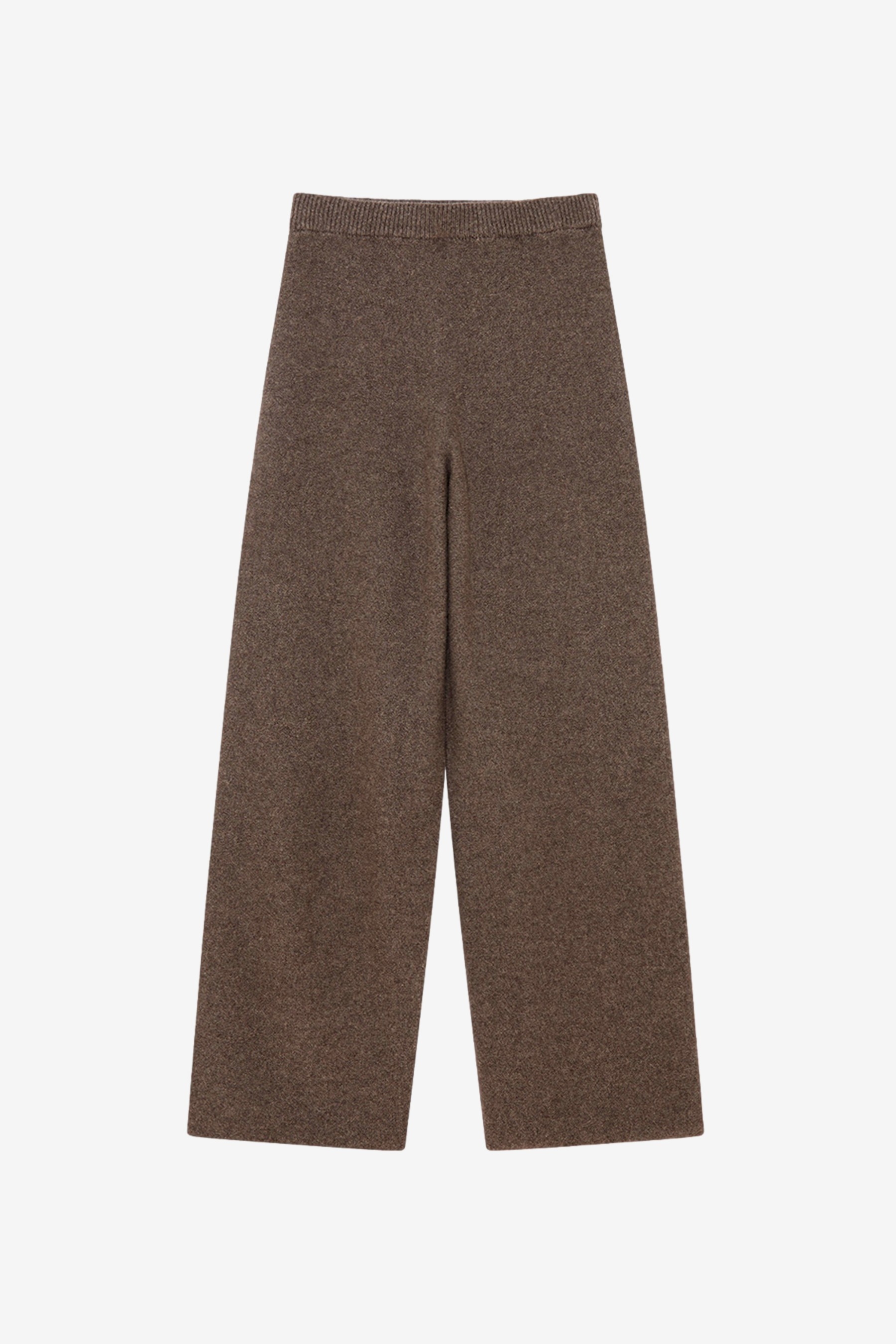 Adet Pants in Brown Melange - Baserange | Afura Store