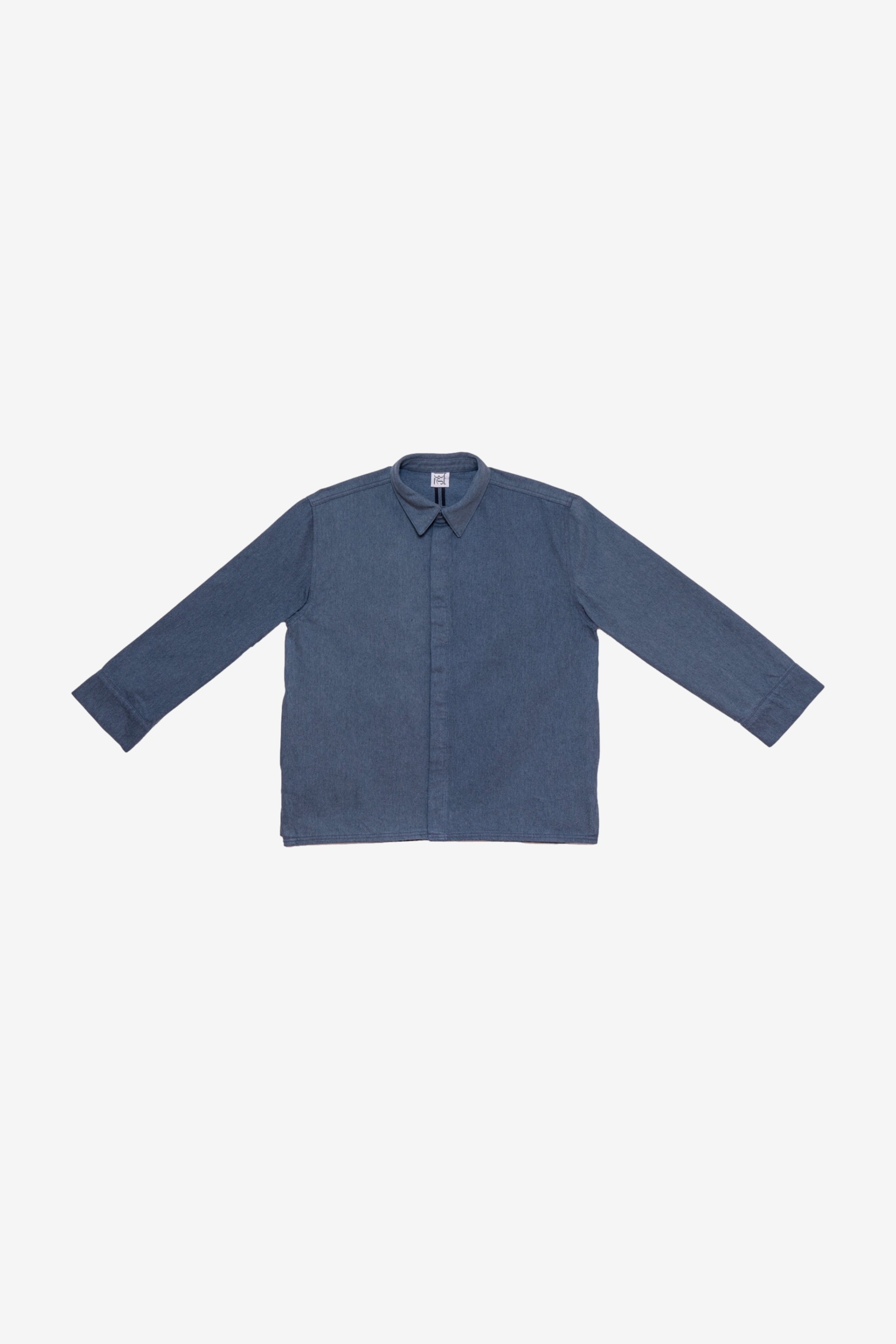 Indre Jacket in Grey/Blue - Baserange | Afura Store