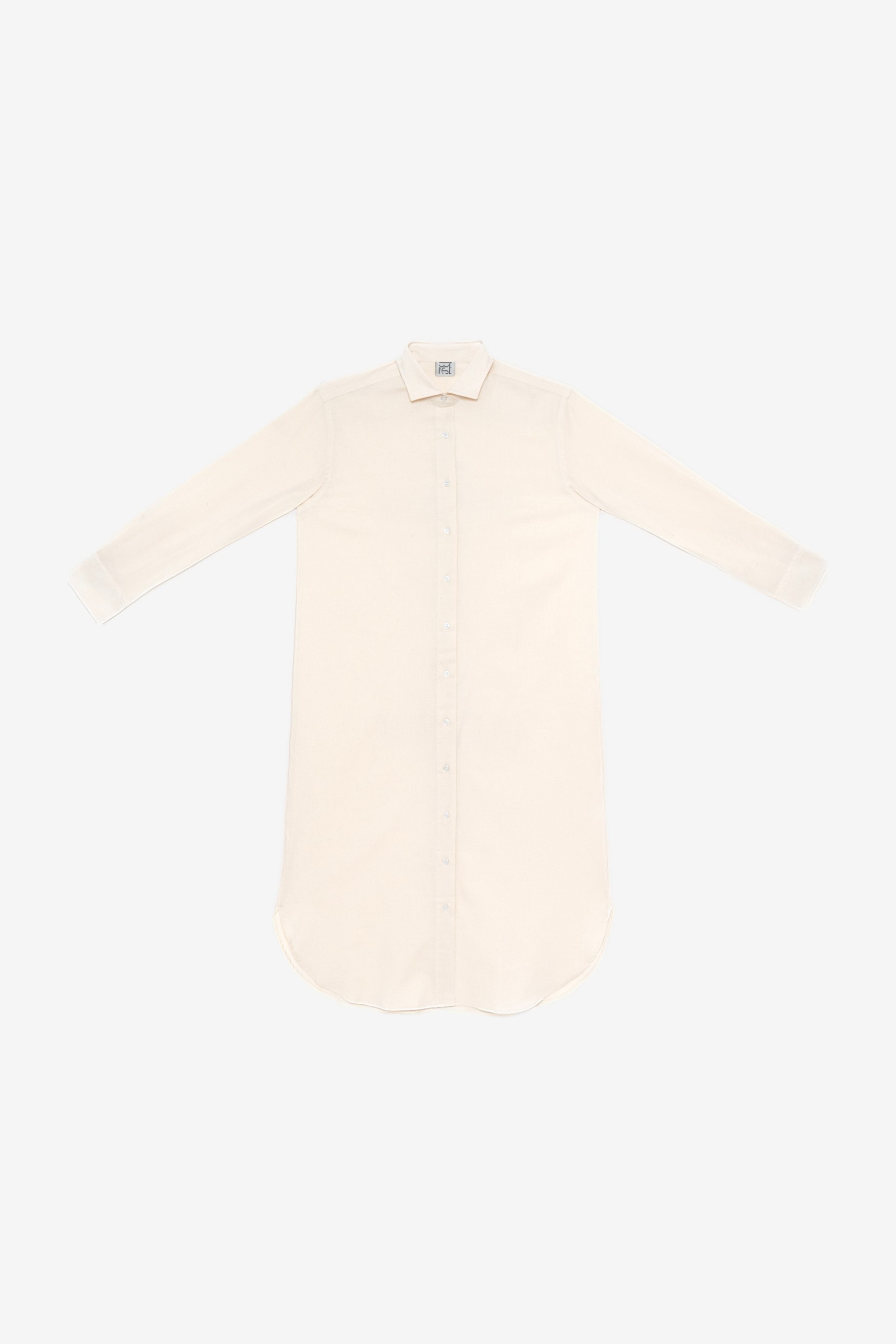 Ole Shirt Dress in Undyed - Baserange