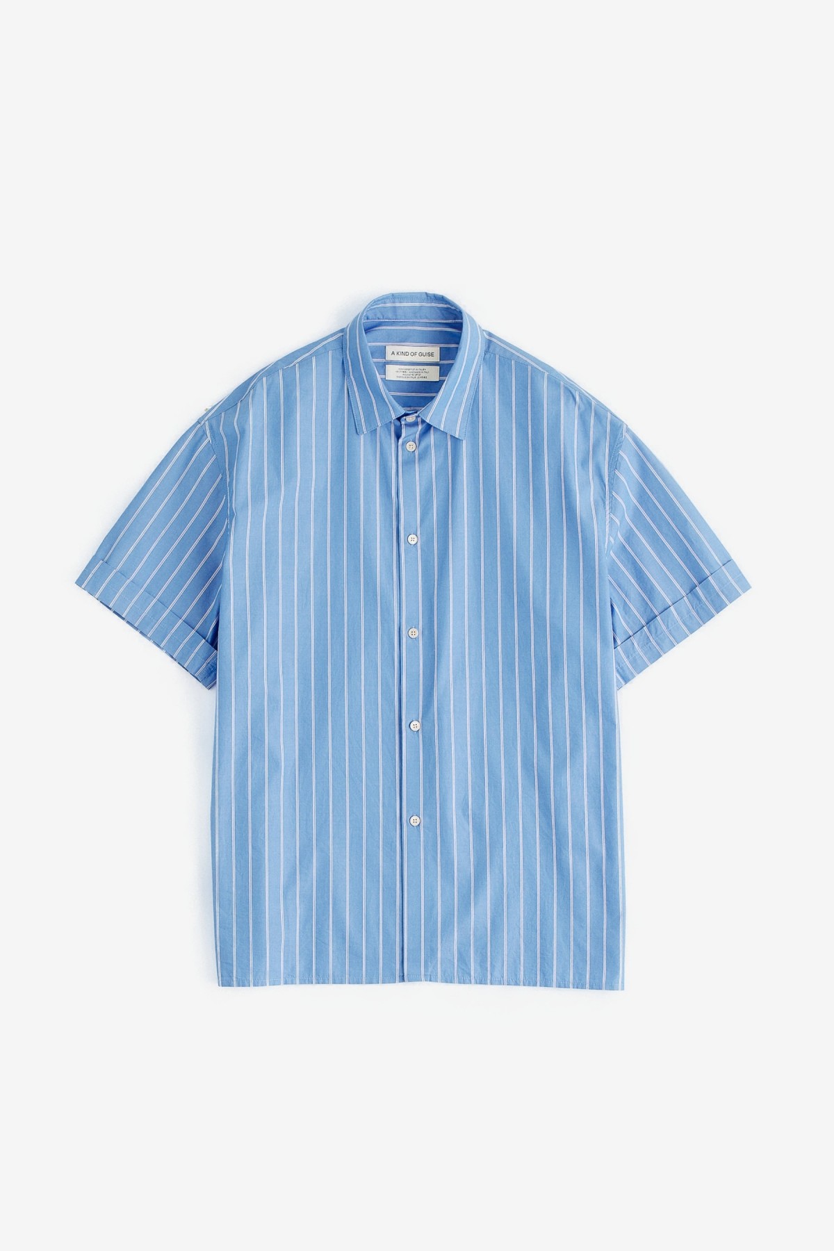 A Kind of Guise Elio Shirt in Blue Riviera Stripe