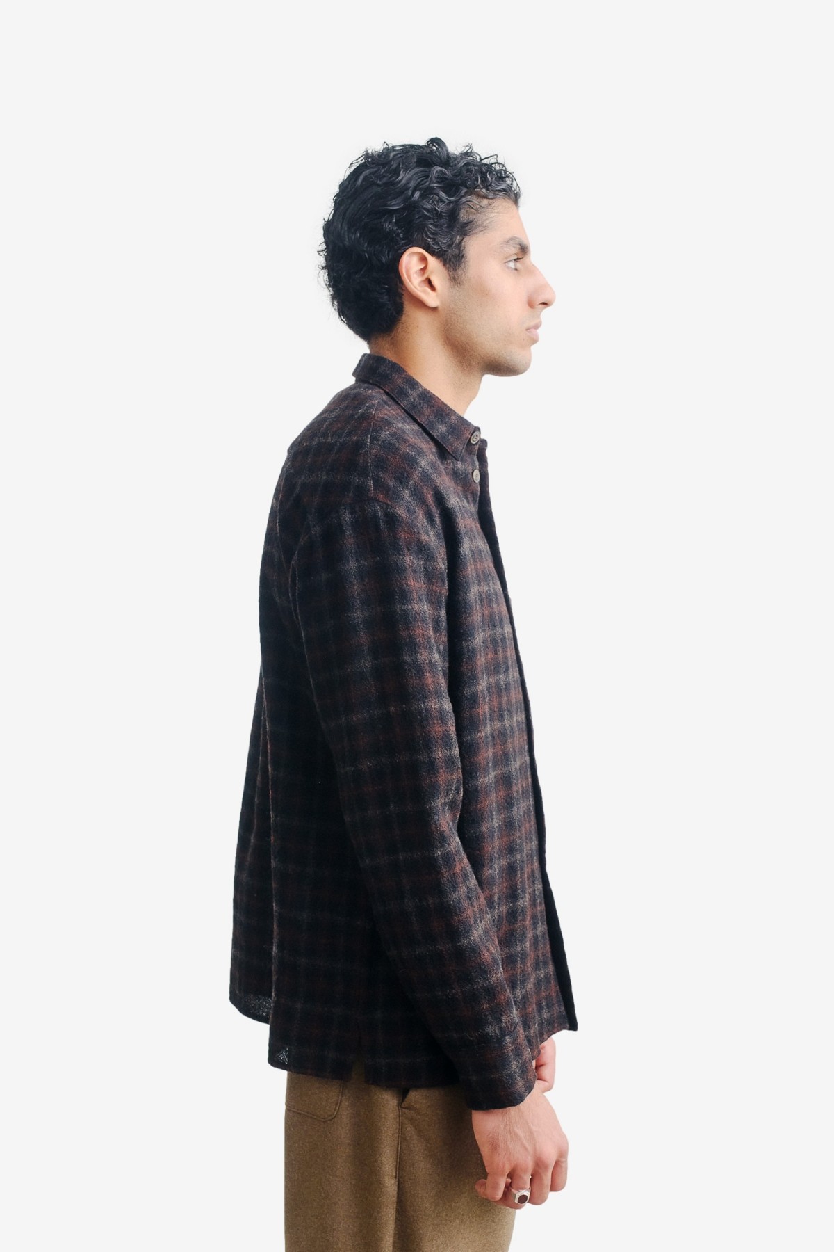 A Kind of Guise Gusto Shirt in Chocolate Check