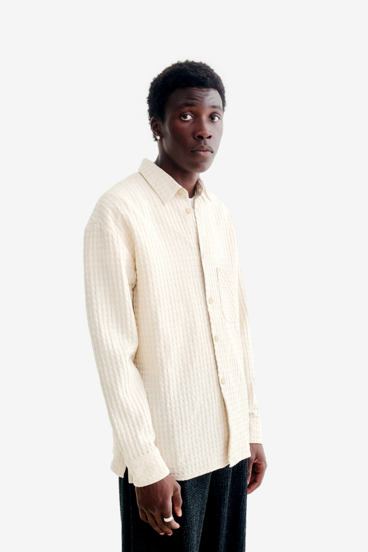A Kind of Guise Gusto Shirt in Raw White