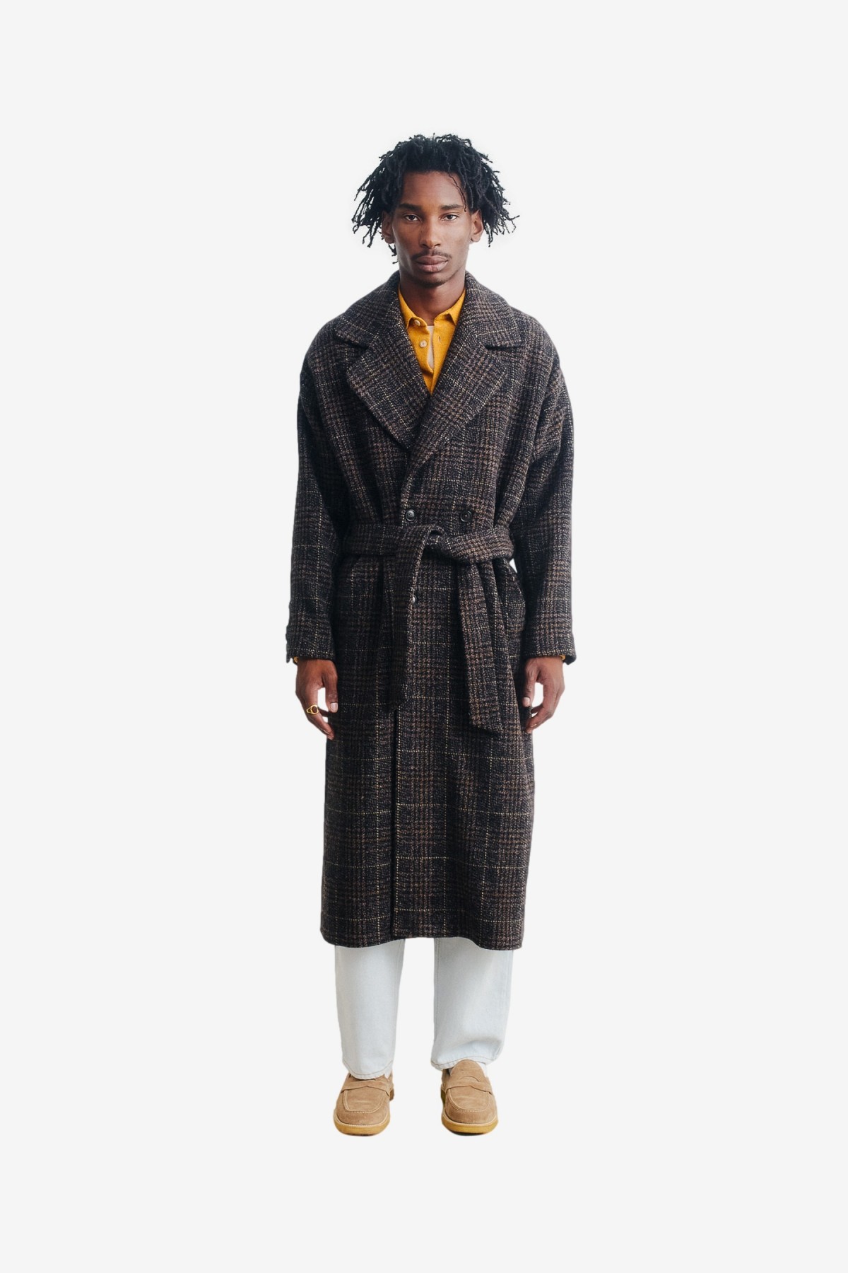 A Kind of Guise Katla Coat in Fireplace Check