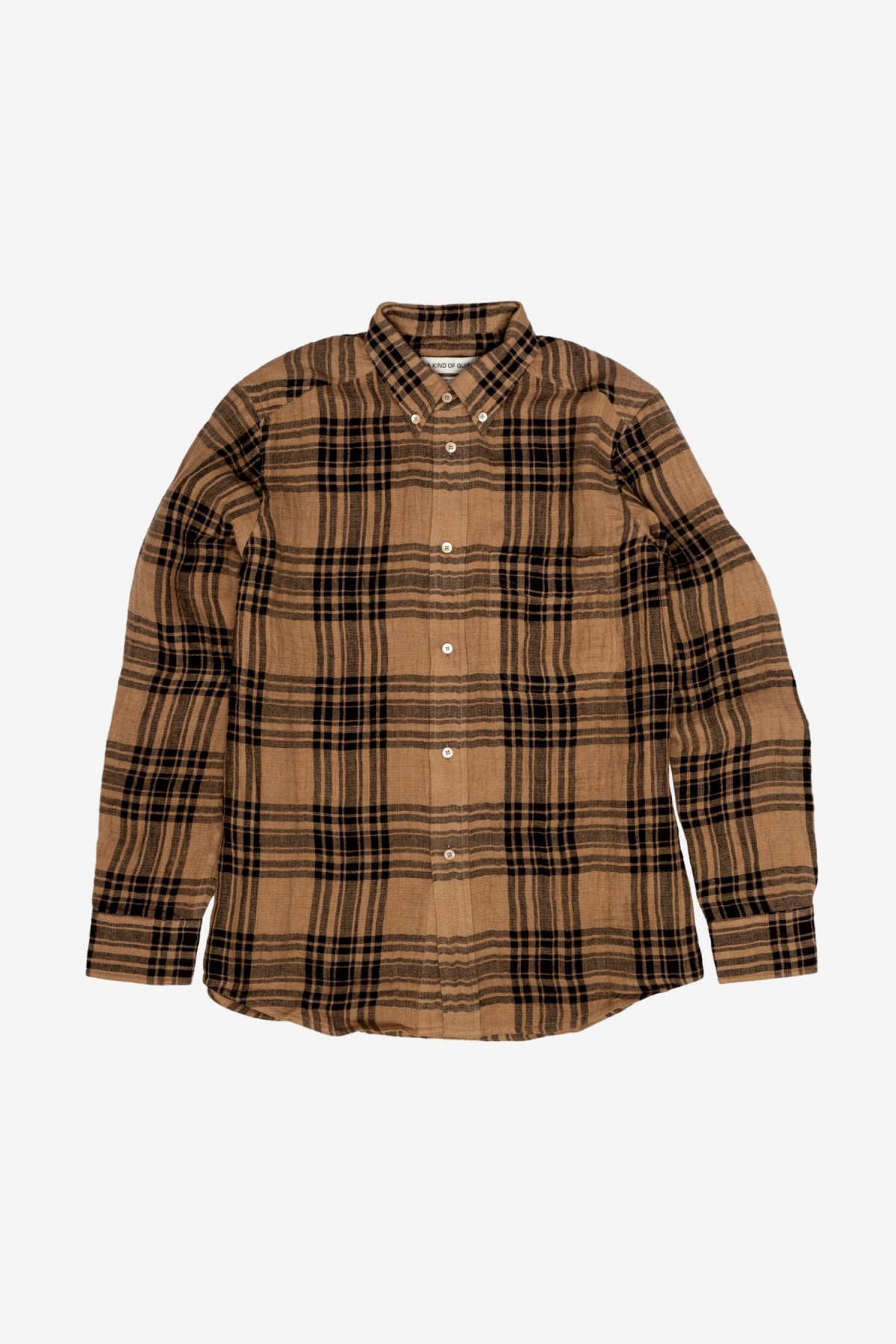 A Kind of Guise Seaton Button Down Shirt in Walnut Check