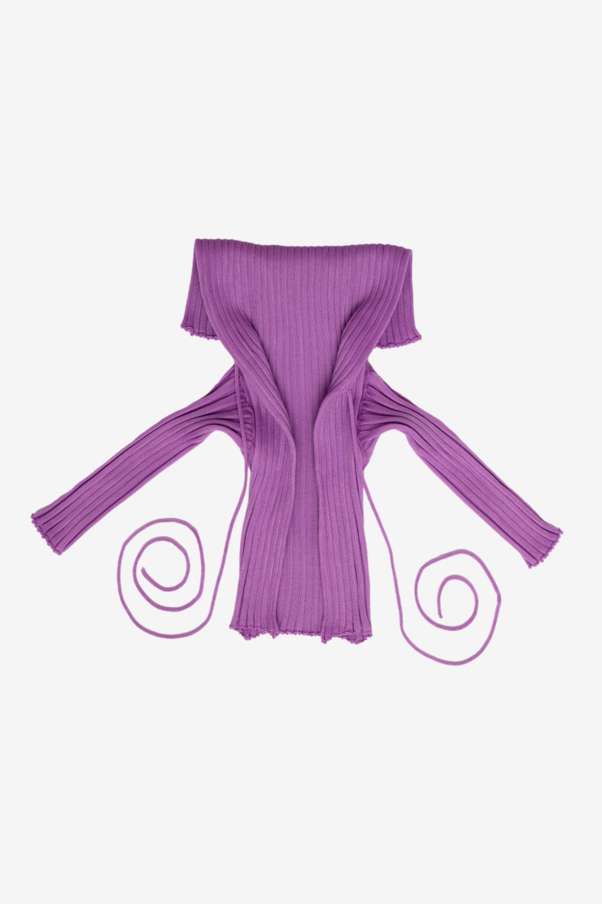 A. Roege Hove Ara Wide Collar Cardigan in Lilac
