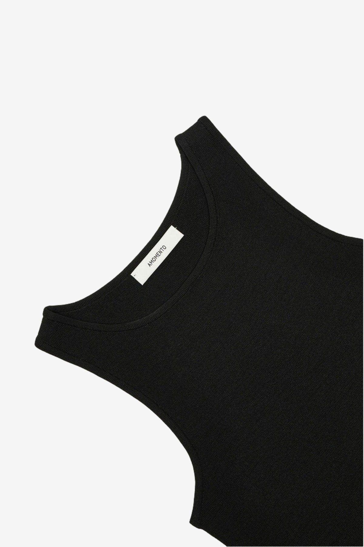Amomento Cut-out Sleeveless Top in Black