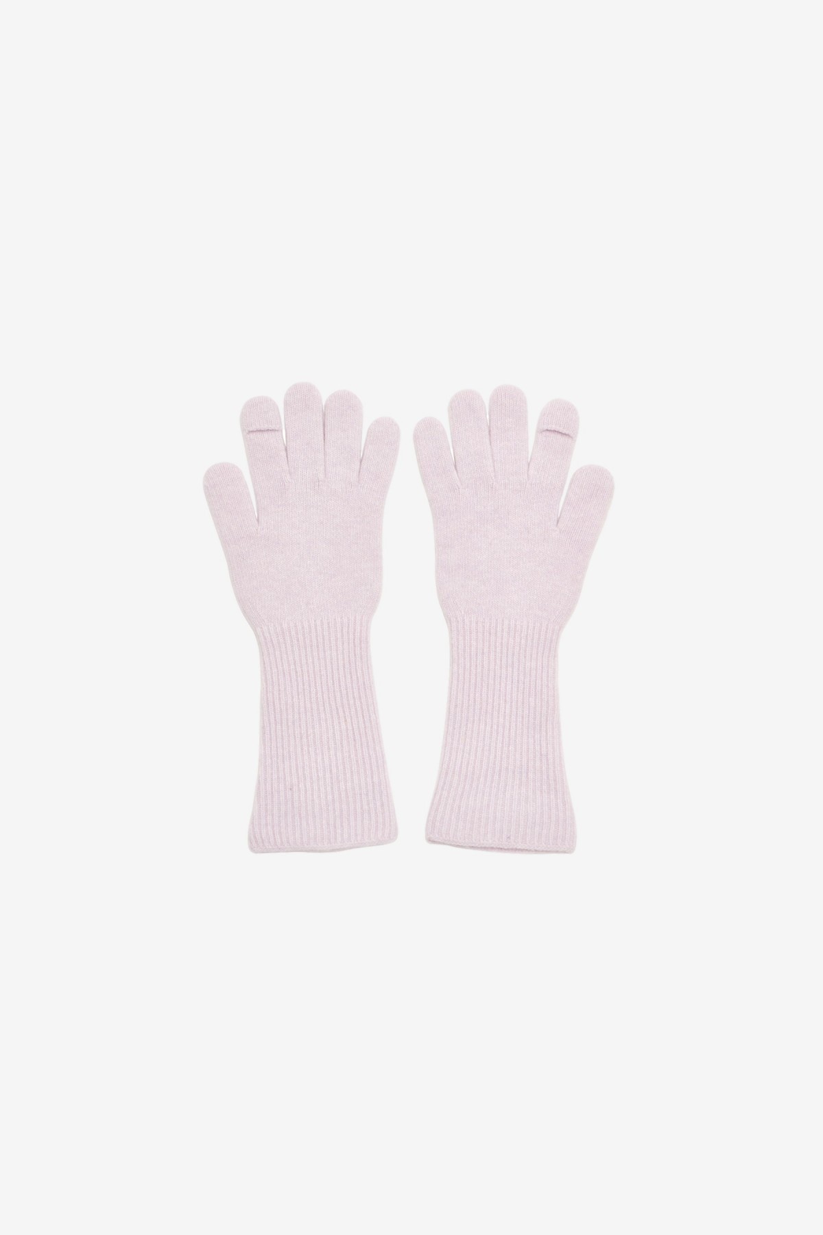 Amomento Fingerhole Gloves in Lilac