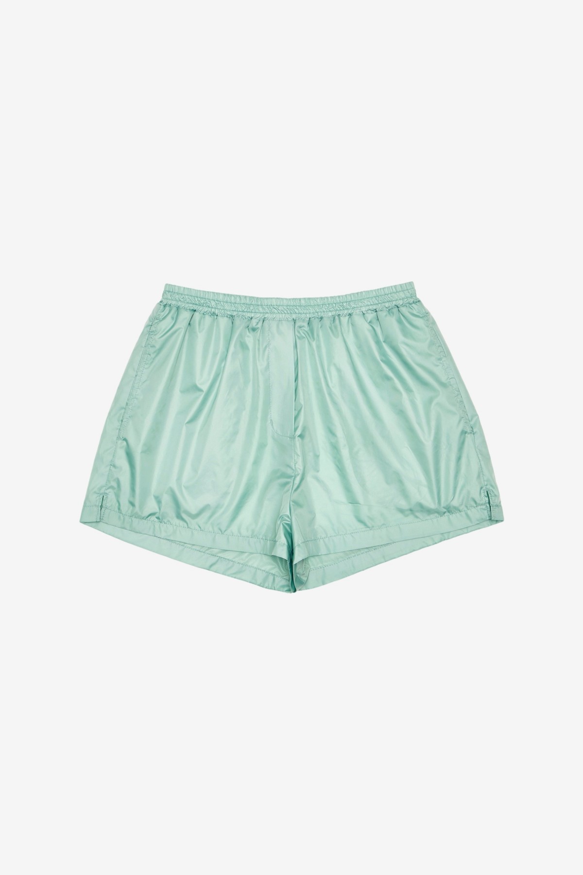 Amomento Glossy Banding Shorts in Mint