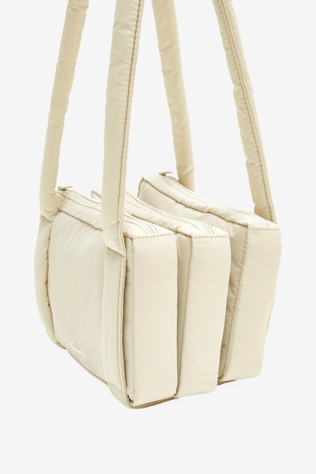 Amomento Padded 3-Layer Bag in Light Beige