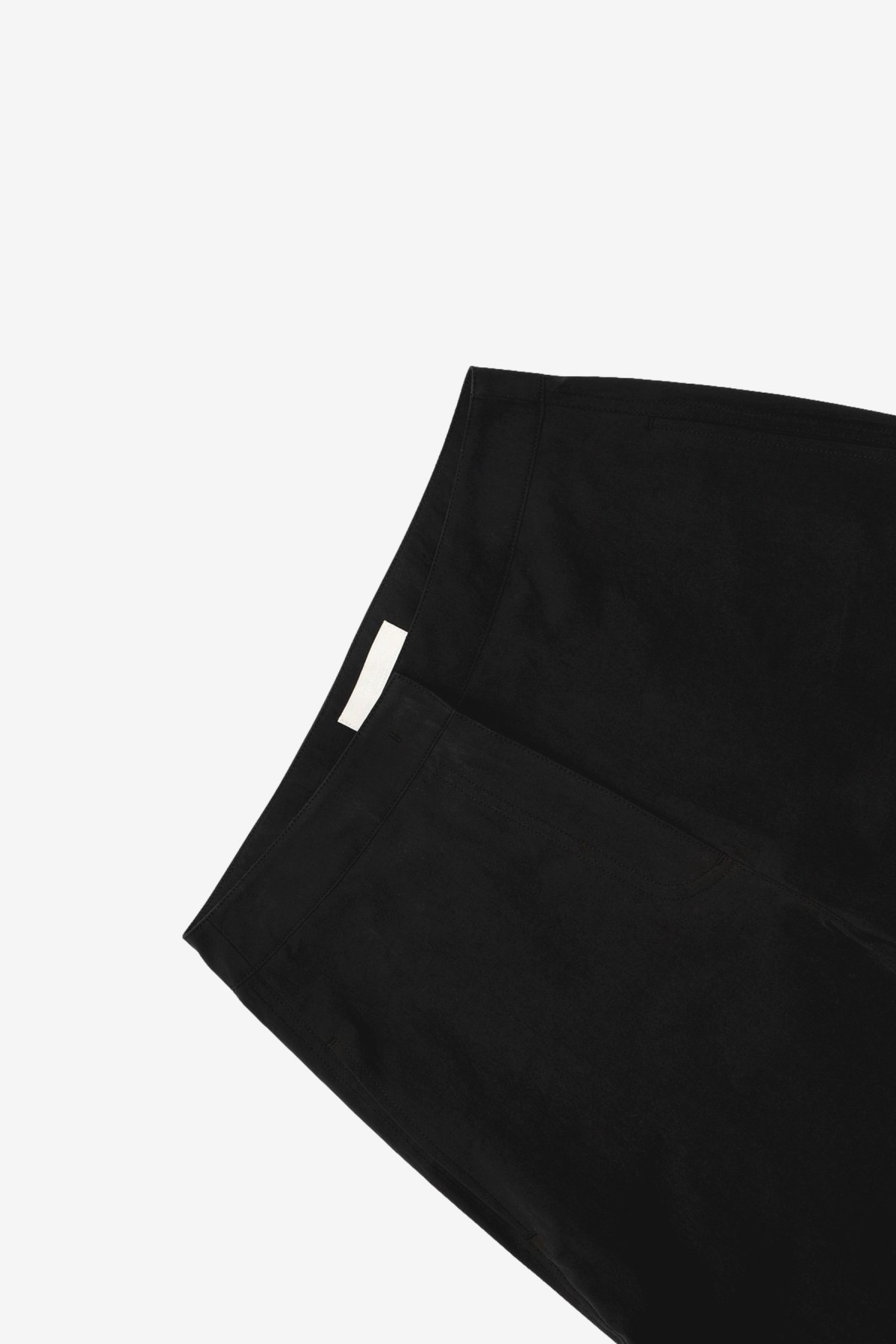 Amomento Curved Leg Pants in Black
