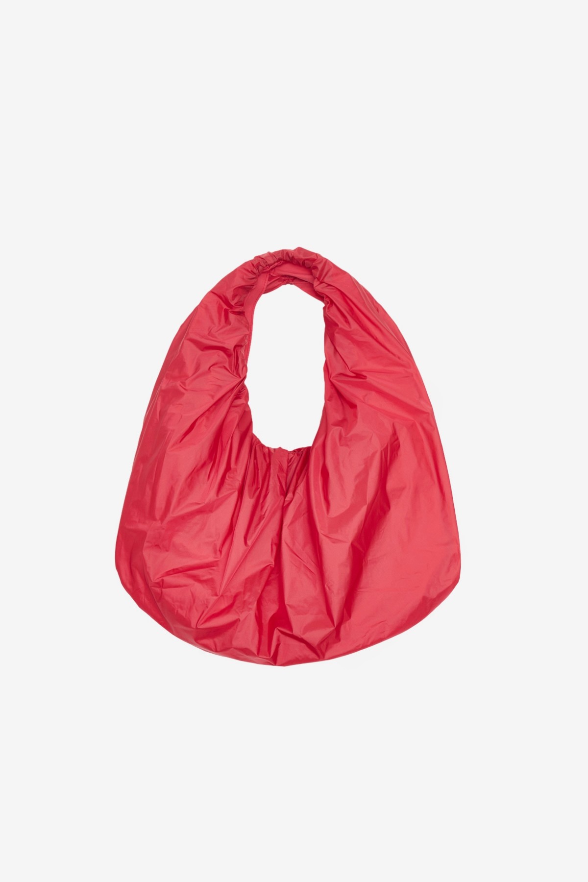Amomento Shirring Tote Bag in Red