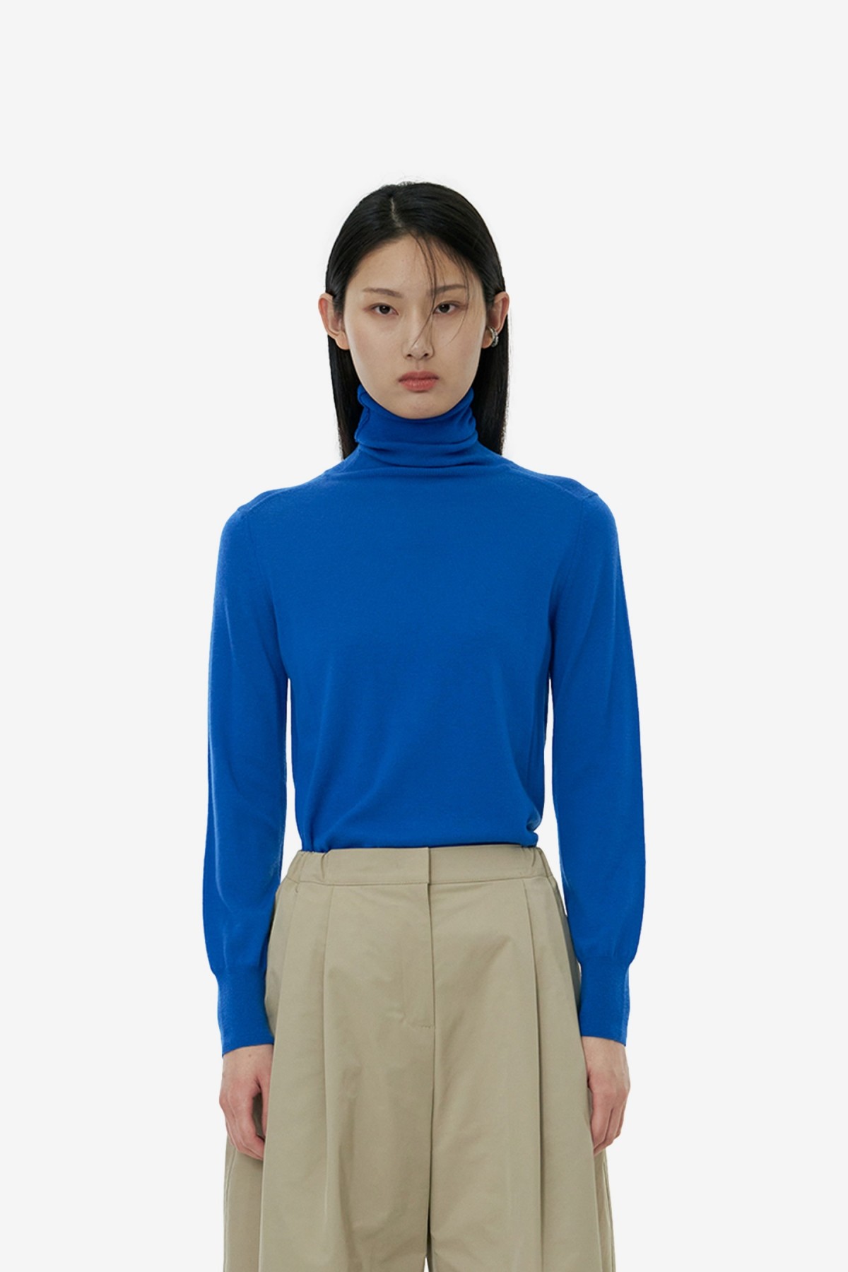 Amomento Turtleneck Pullover in Blue