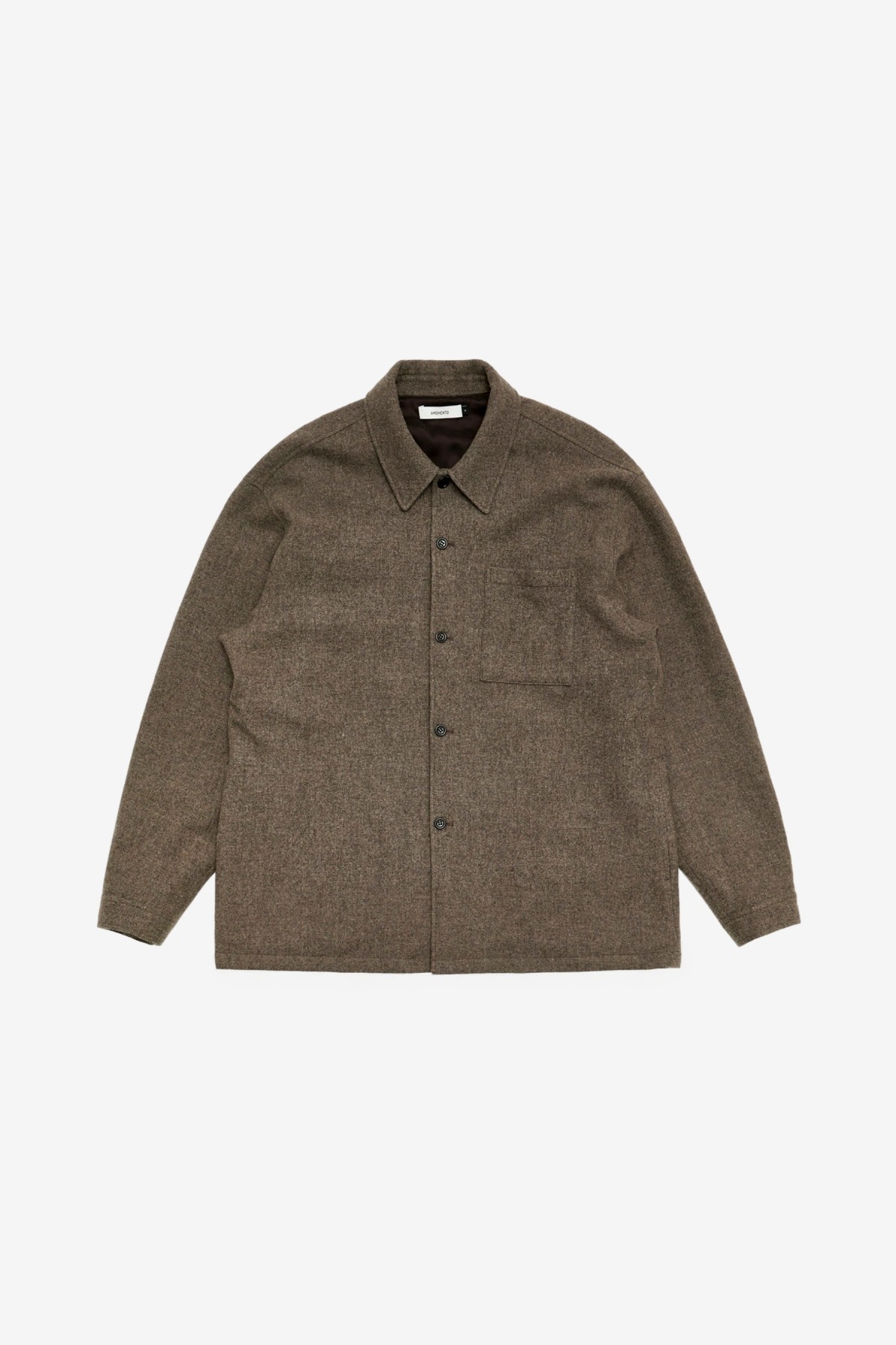 Amomento Wool Shirts in Brown