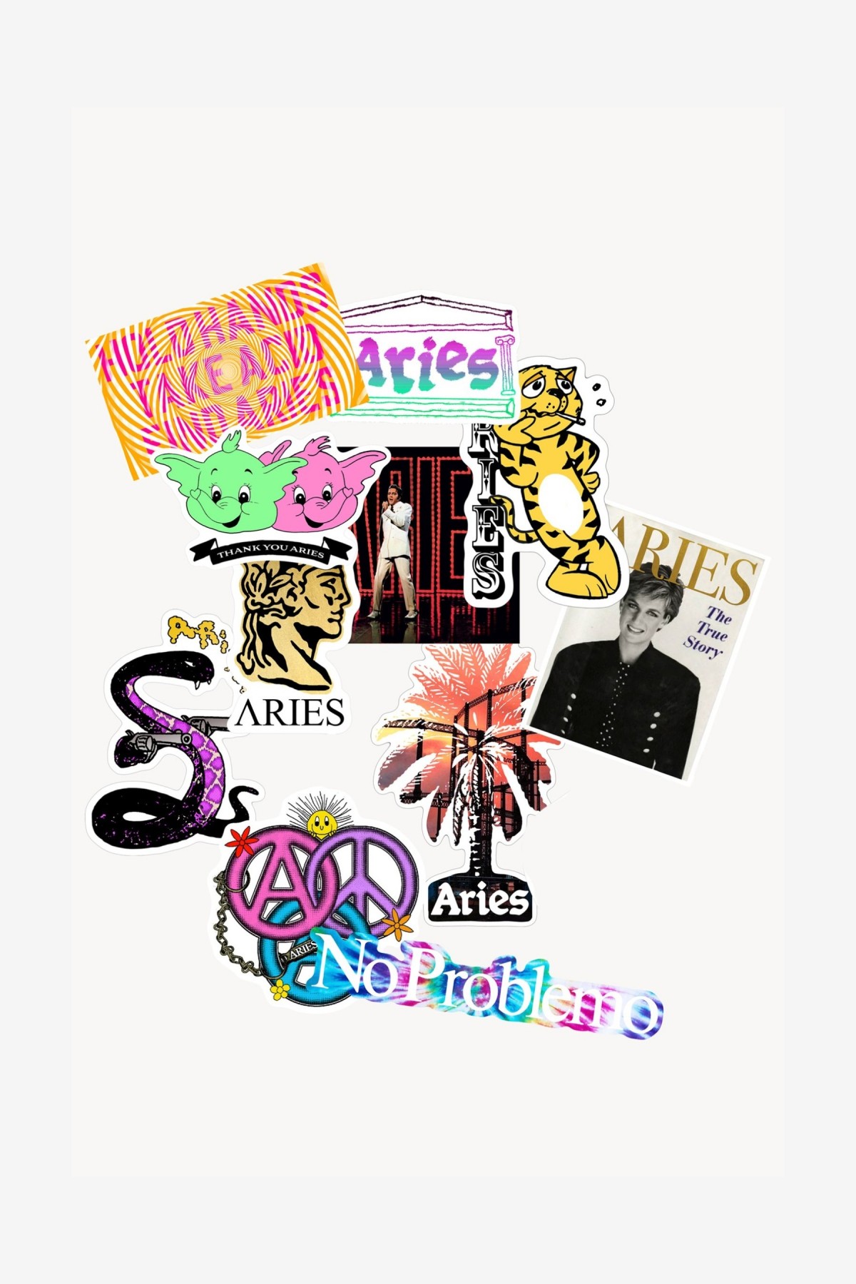 Aries Arise Sticker Pack - One Size in Multi