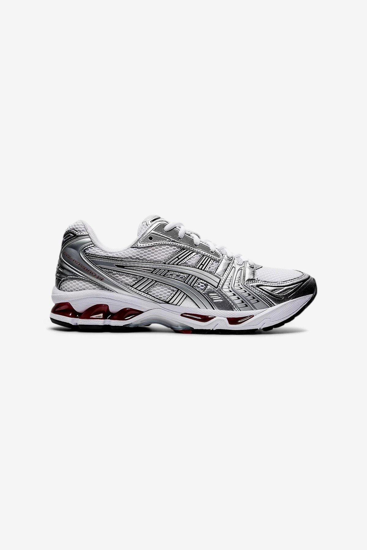 Asics Gel-Kayano 14 in White/Pure Silver