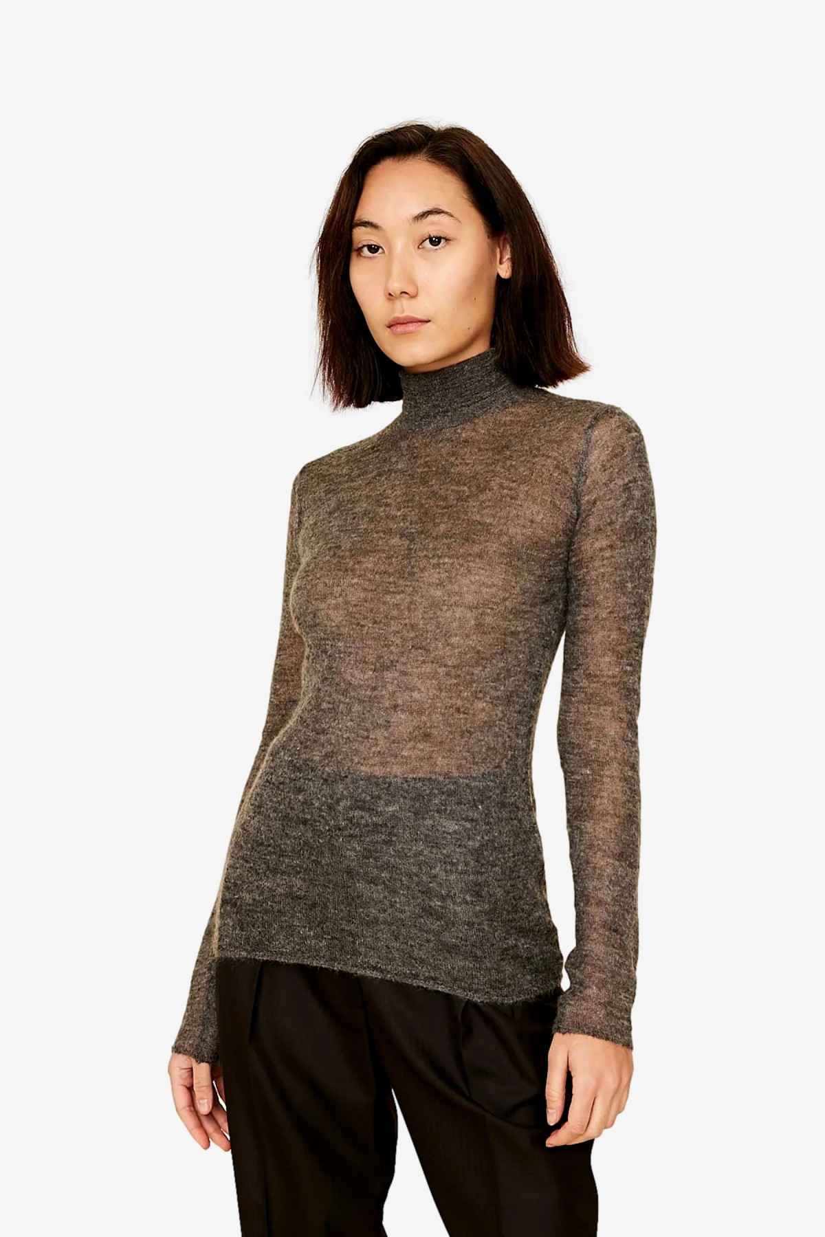 今期新品試着のみ】KID MOHAIR SHEER KNIT TURTLE amnayahotels.com