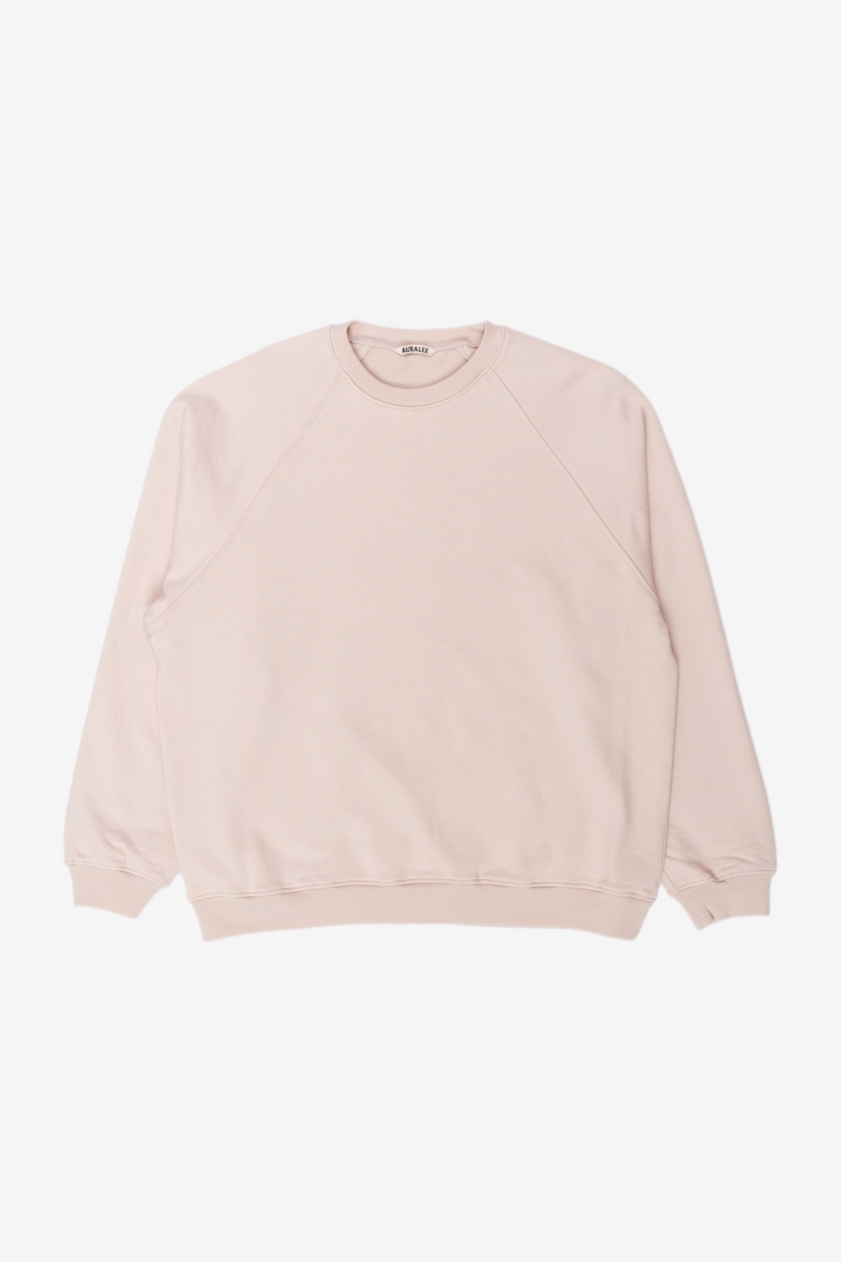 Auralee Smooth Soft Sweat P/O in Light Pink