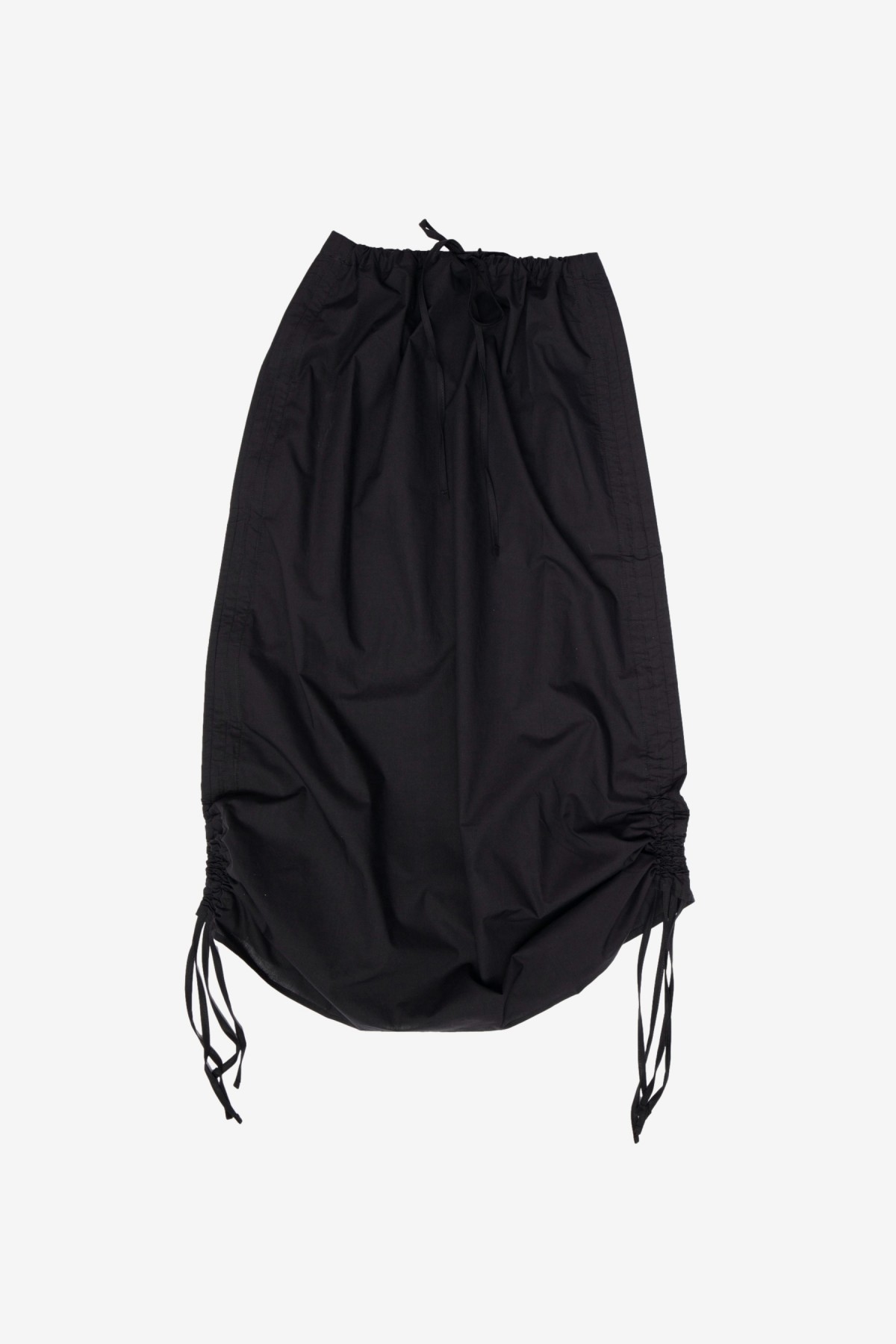 Baserange Pictorial Strap Skirt in Black