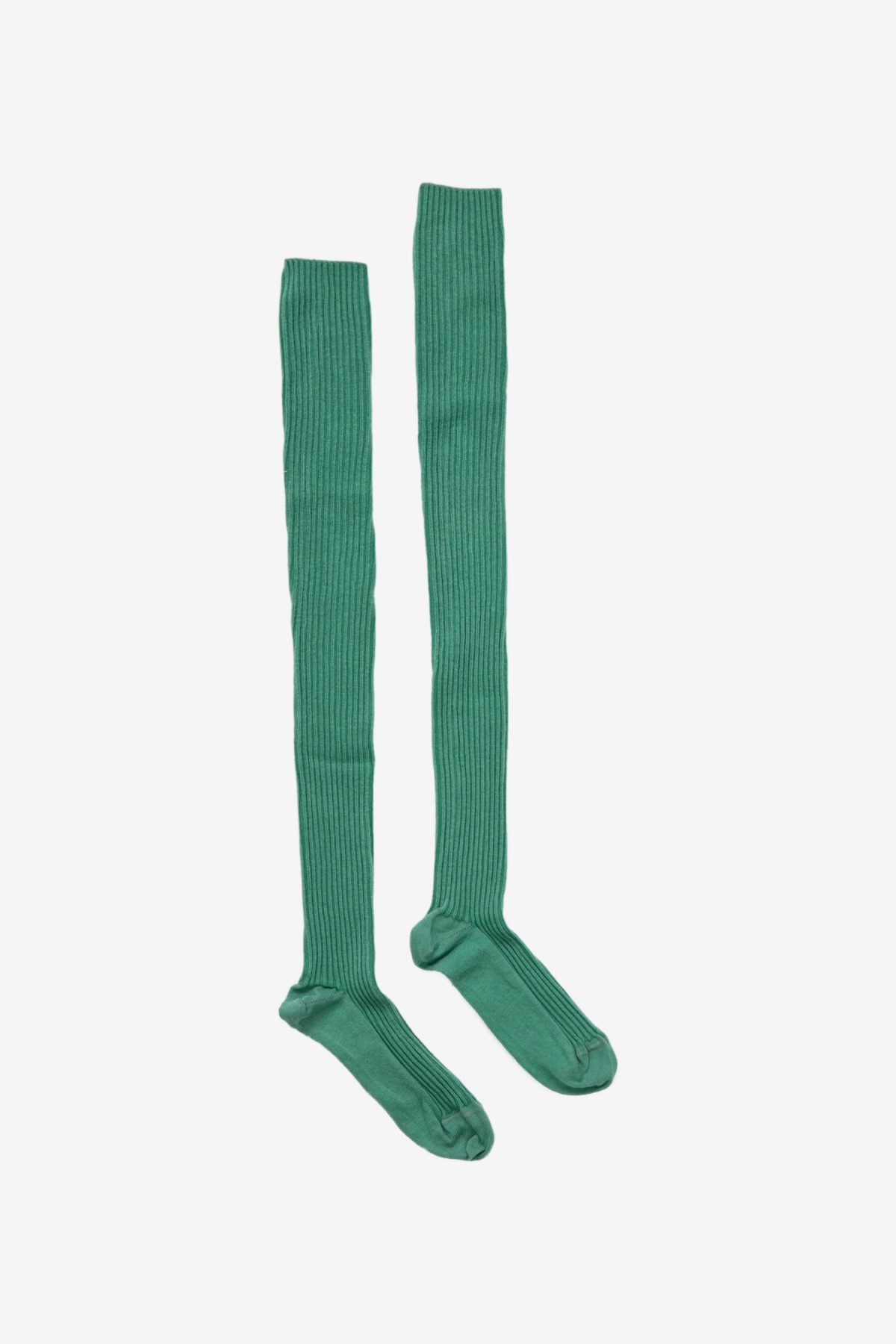 Baserange Overknee Socks - Size 36-39 in Pim Green