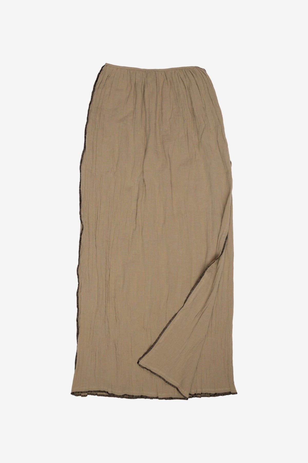 Baserange Shok Wrap Skirt in Acacia Brown