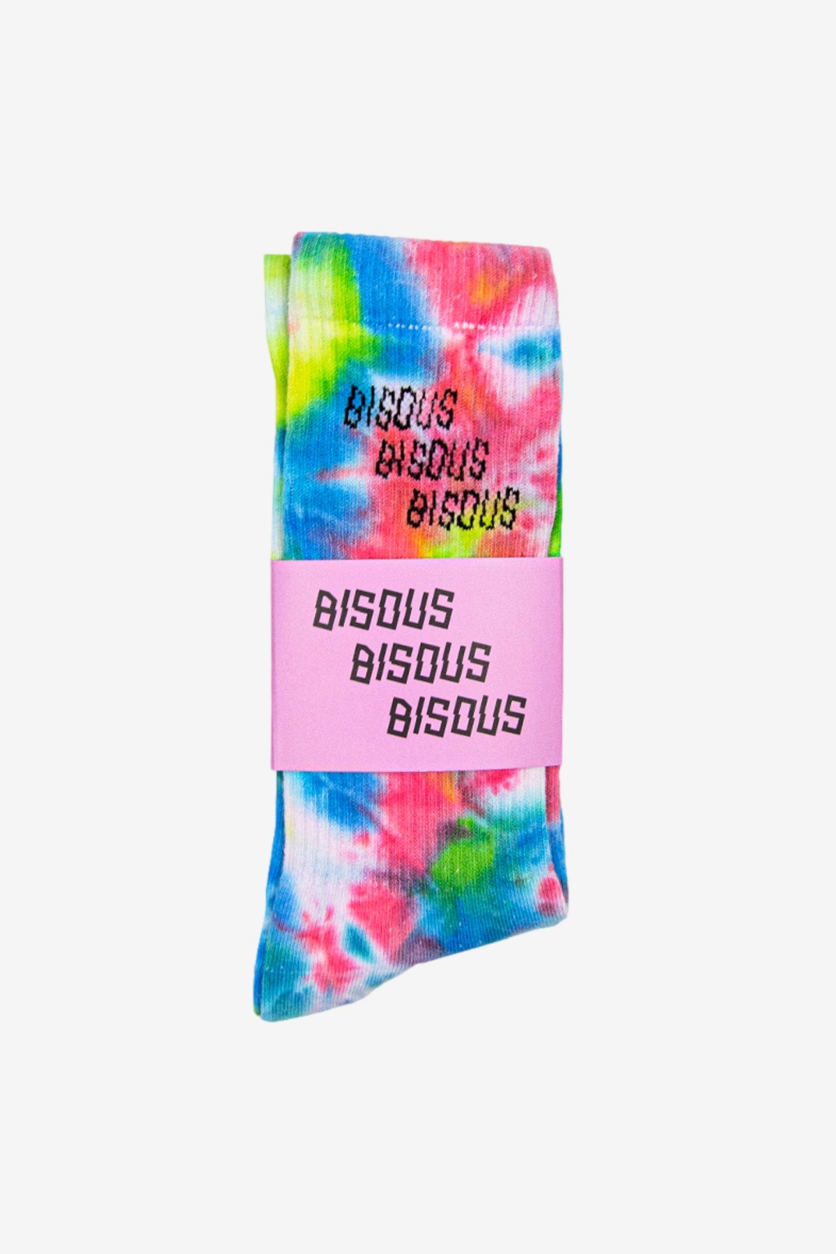 Bisous Skateboard Bisous X3 Socks in Tie&Dye