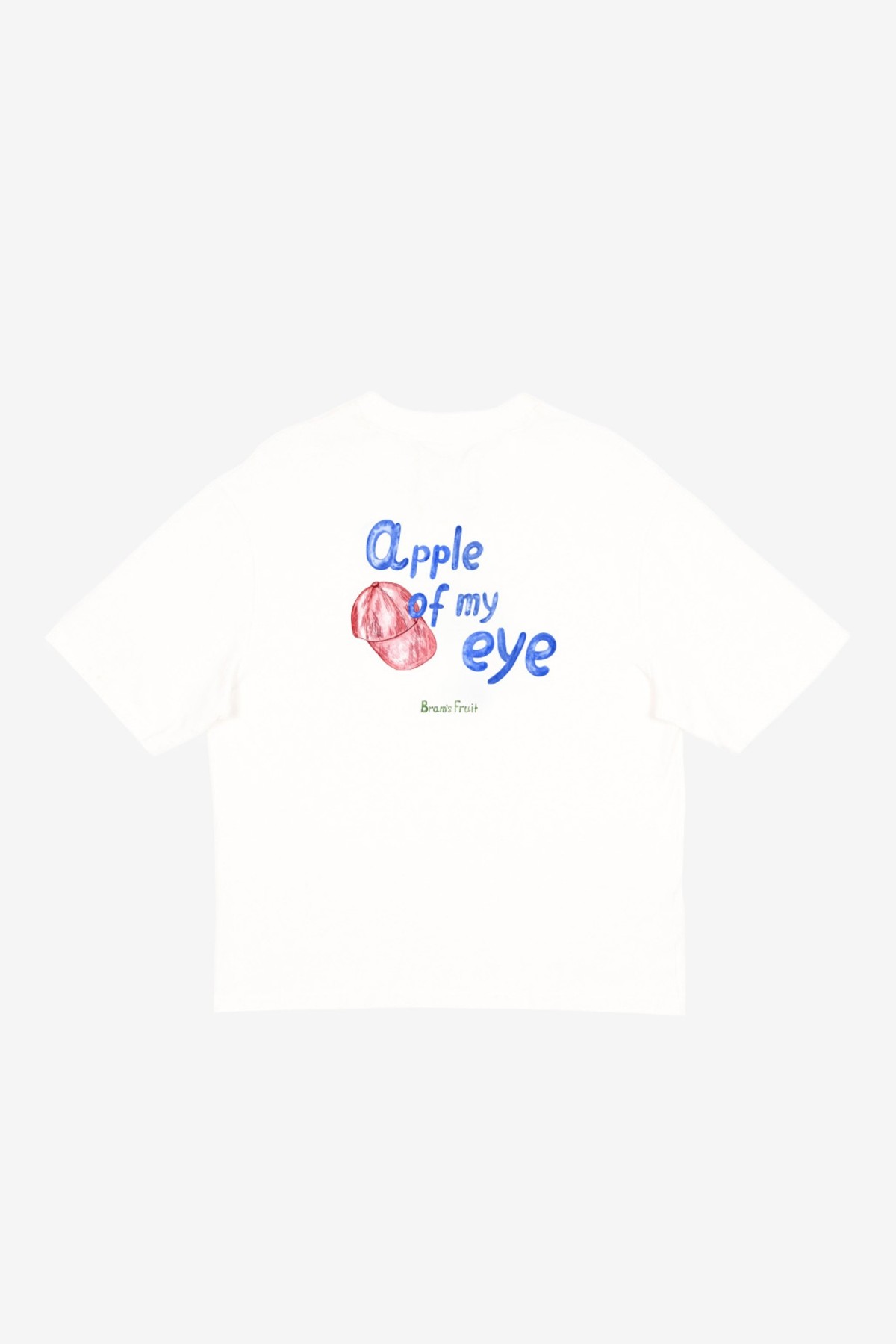 Bram's Fruit Apple Of My Eye T-Shirt in Antique White