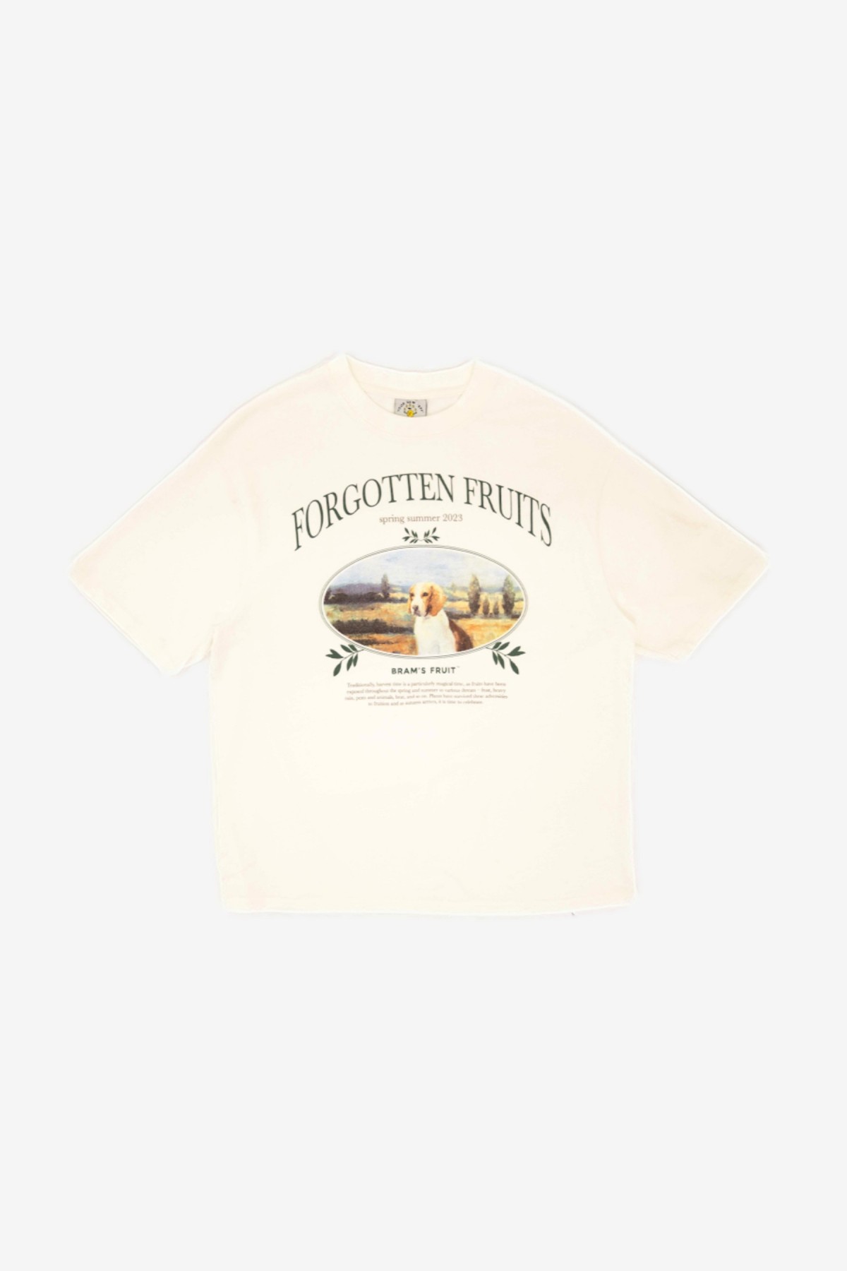 Bram's Fruit Forgotten Fruits Beagle T-Shirt in White