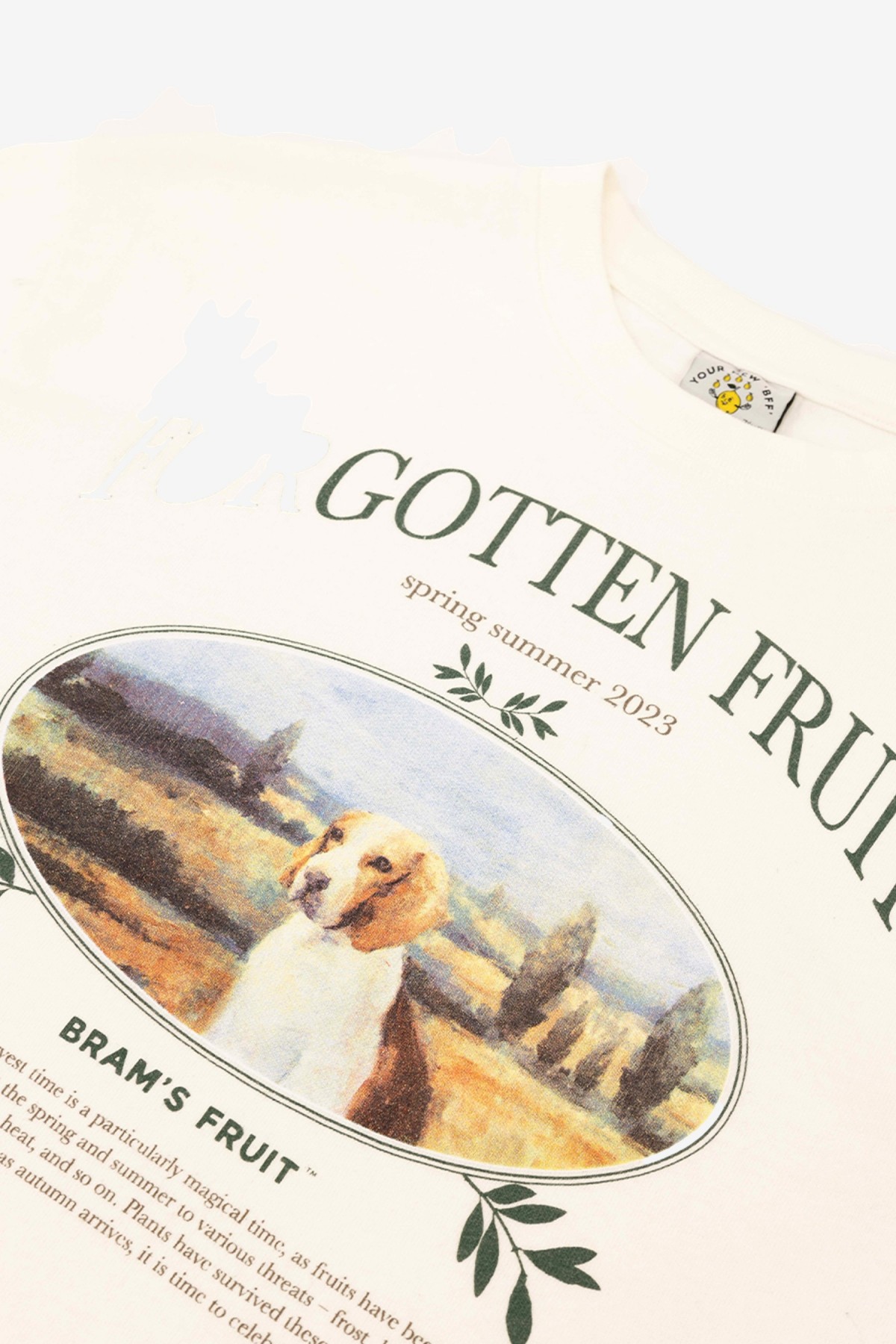 Bram's Fruit Forgotten Fruits Beagle T-Shirt in White