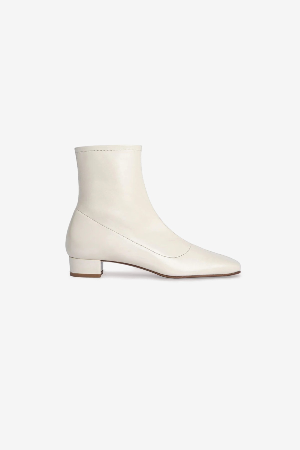 By Far Este Boot White Leather in White