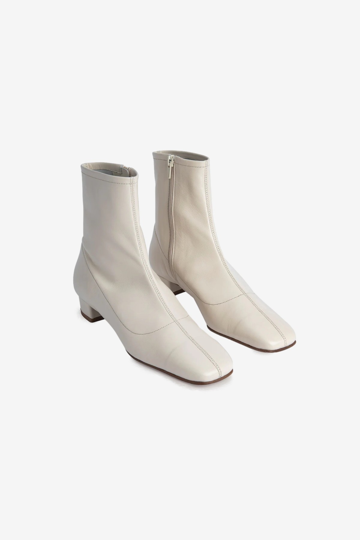 By Far Este Boot White Leather in White