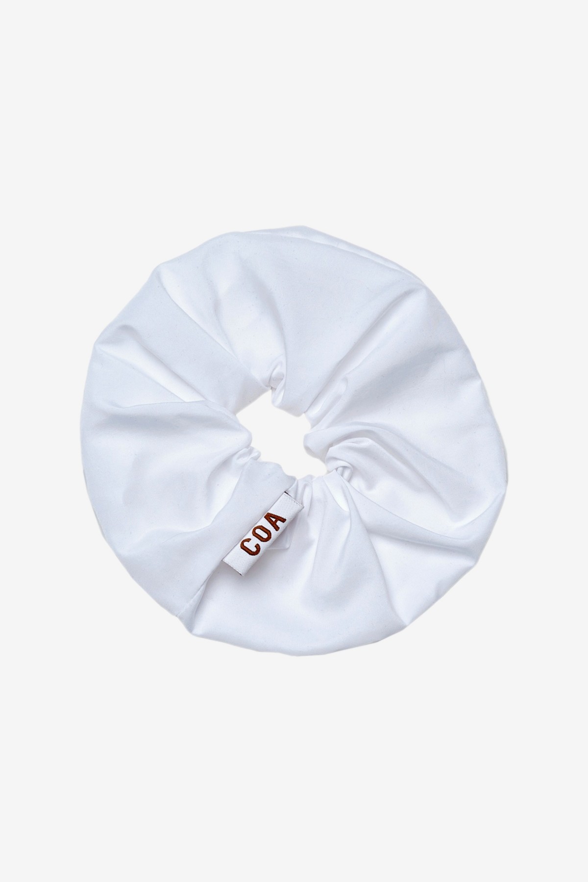 CoA NYC Oversized Scrunchie in White