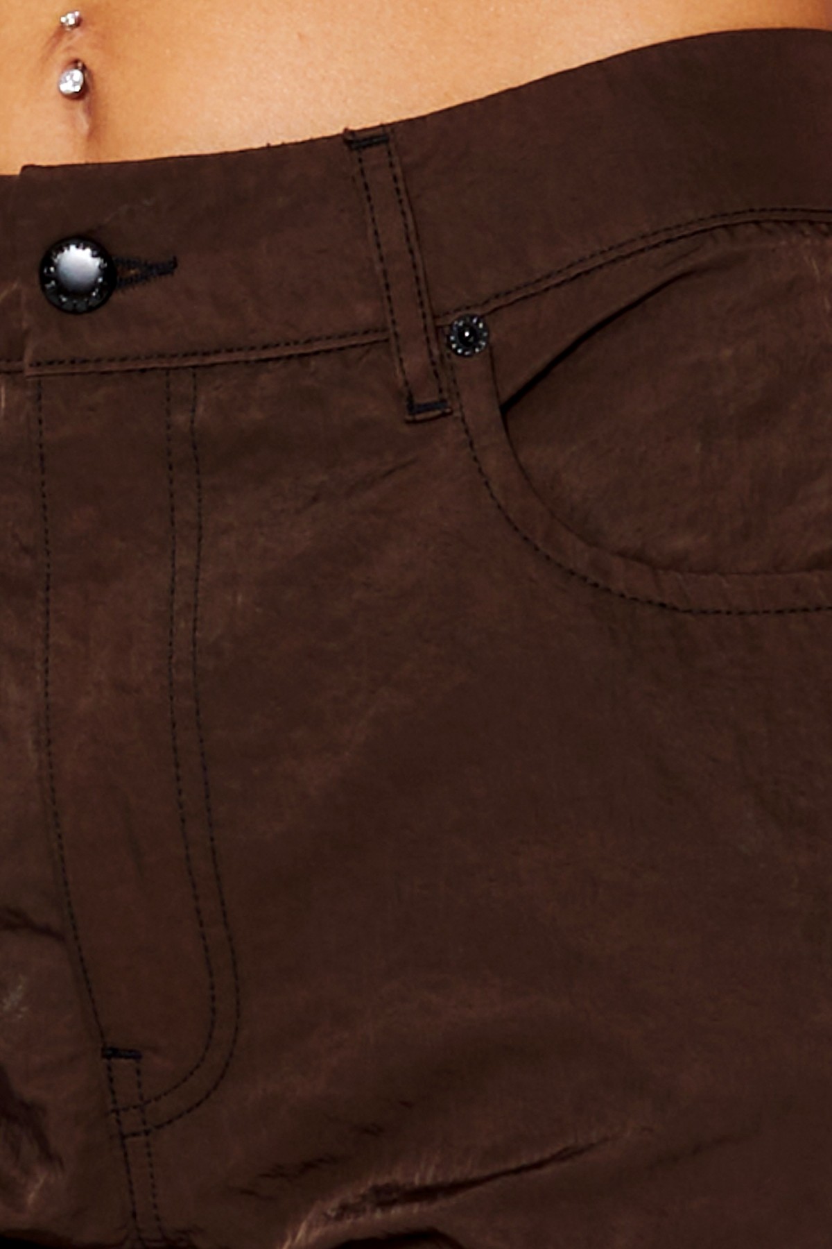 Eckhaus Latta Mobile Zip Short in Mud