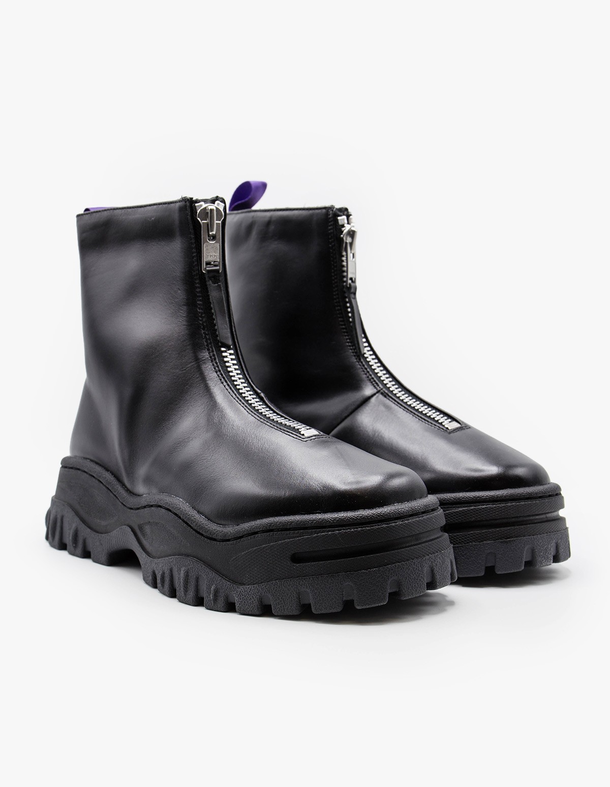 Raven Boots in Black Leather - Eytys | Afura Store