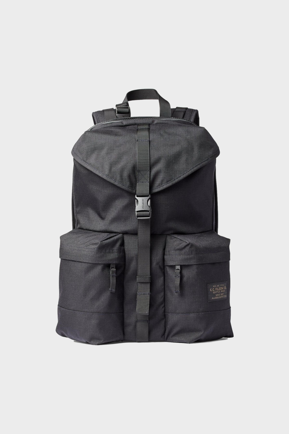 Filson Ripstop Nylon Backpack in Black