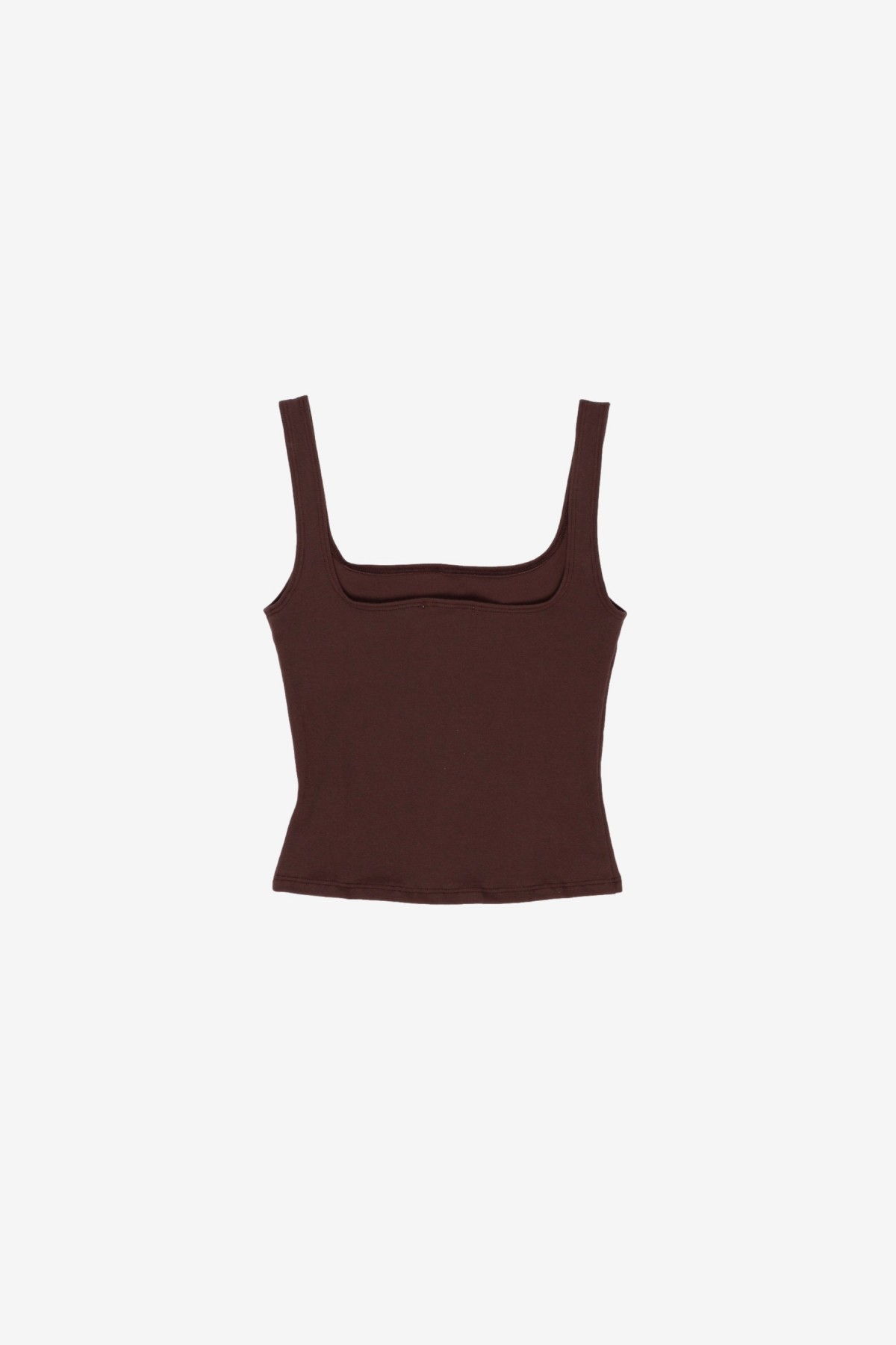 Gil Rodriguez Matisse Scooped Tank in Chocolate