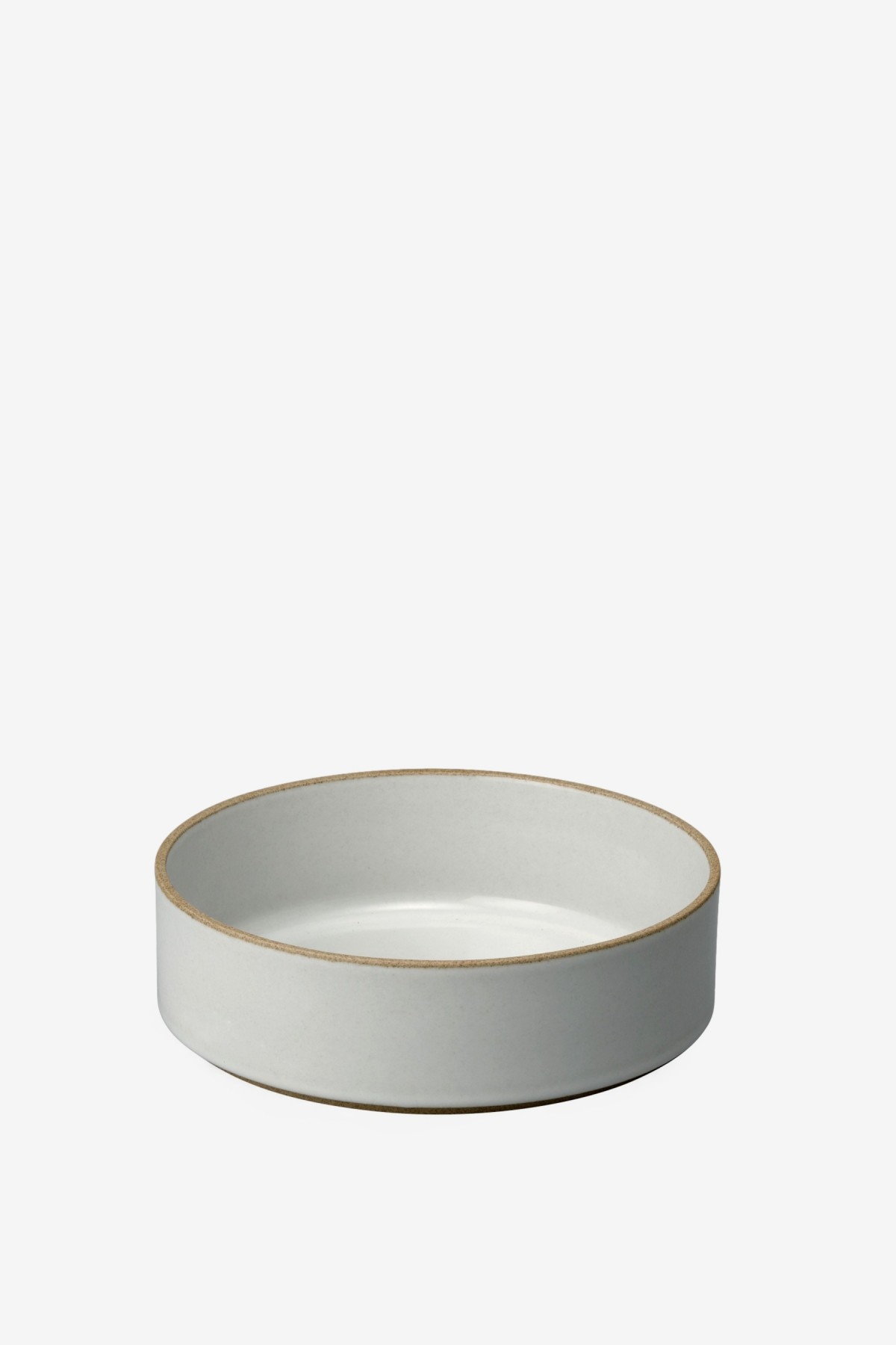 Hasami Porcelain Bowl 185×55mm in Clear Grey