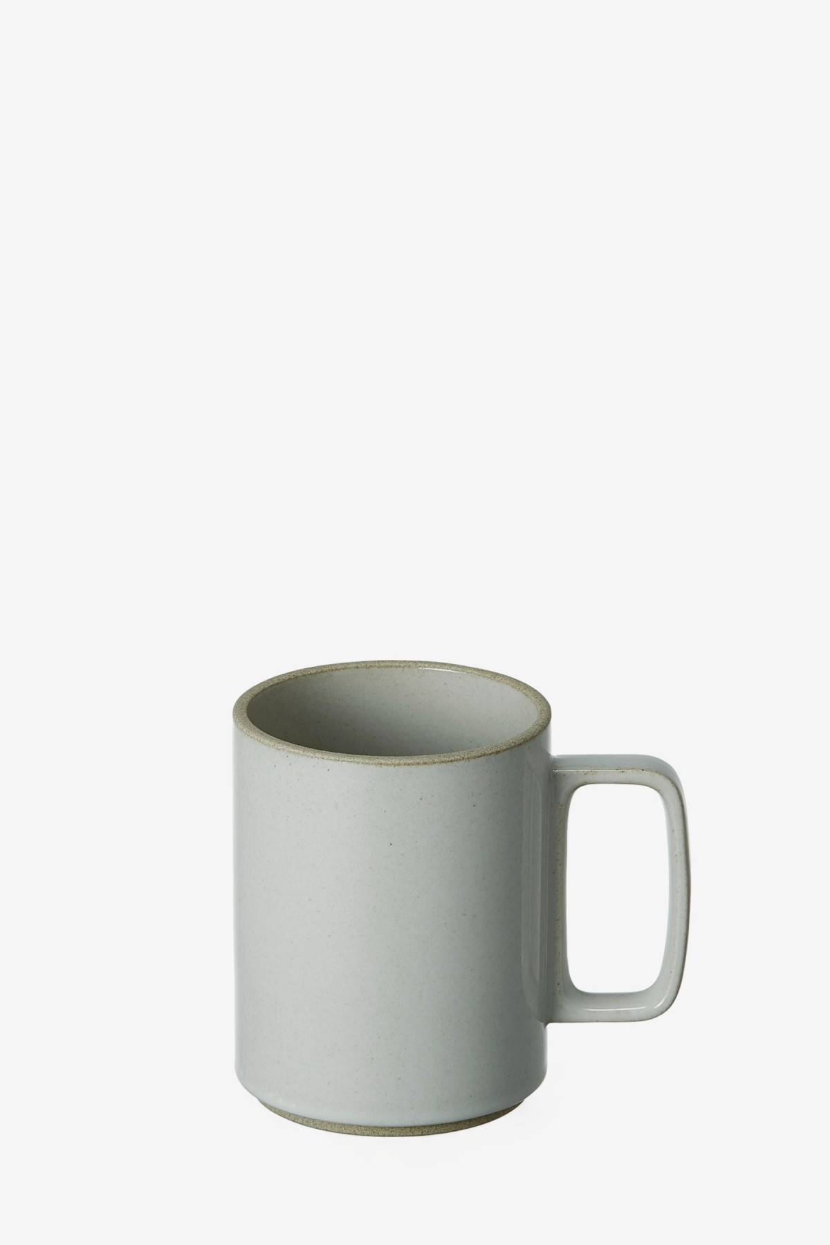 Hasami Porcelain Mug Cup 85×106mm Large in Clear Grey