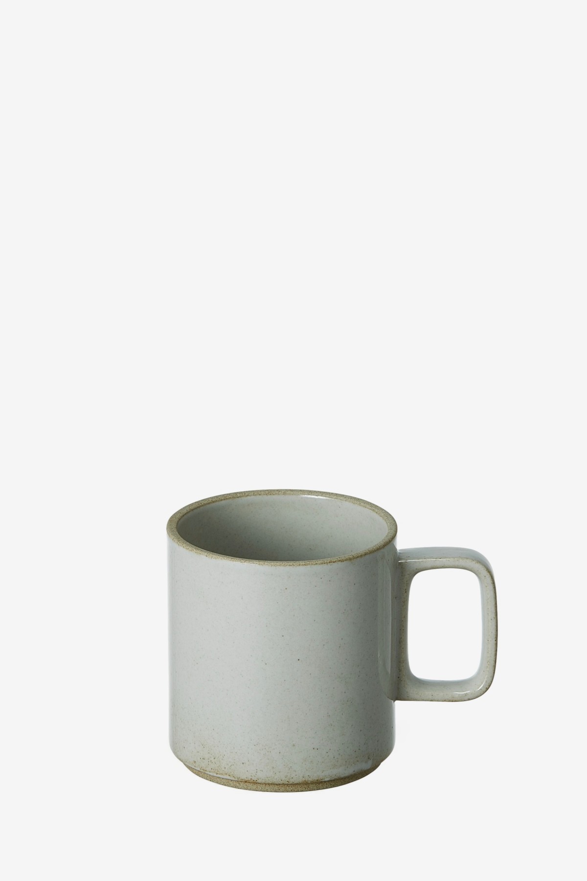 Hasami Porcelain Mug Cup 85×89mm Medium in Clear Grey