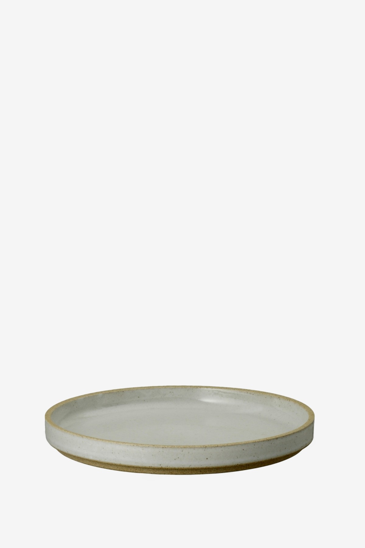 Hasami Porcelain Plate 185×21mm in Clear Grey