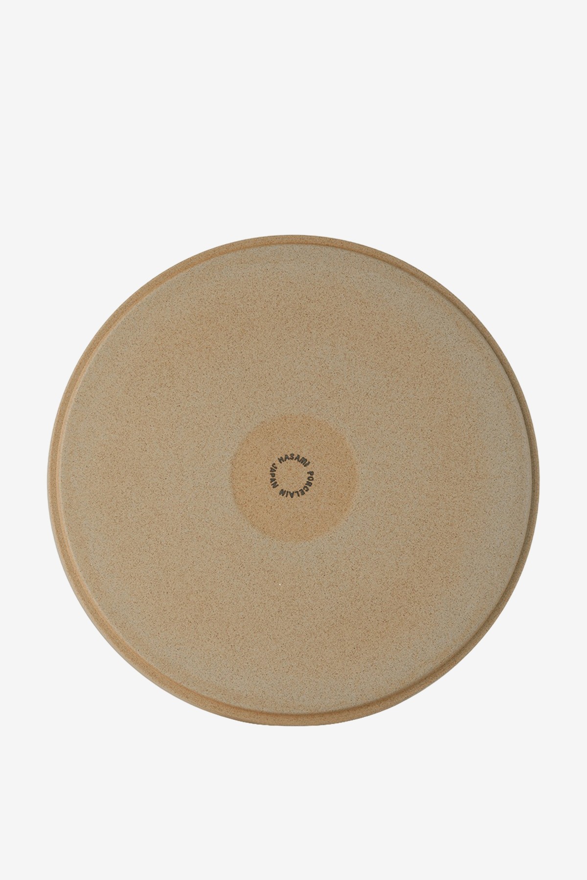 Hasami Porcelain Plate 255 in Sand