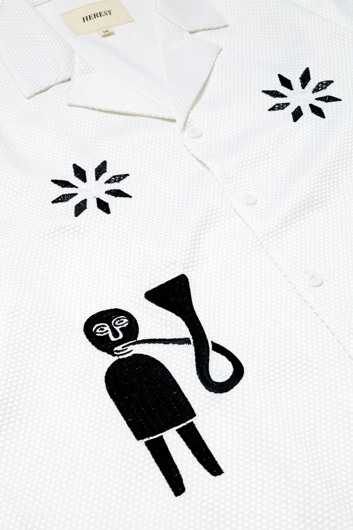 Heresy Horn Shirt in Ecru