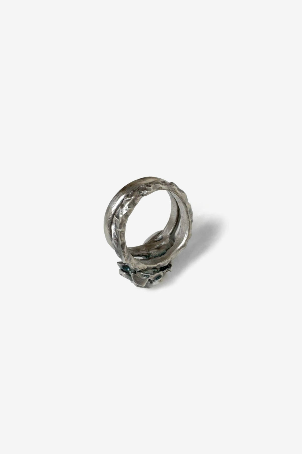 Heresy Twin Ring in Silver