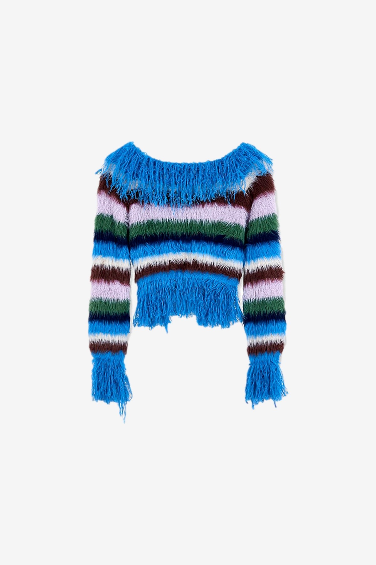 House of Sunny Vivienne Feather Knit in Multi