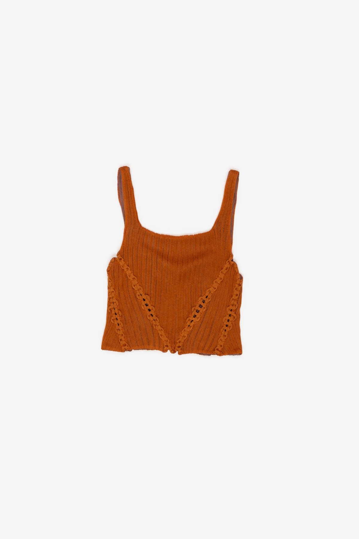Isa Boulder Short Expandable Sleeveless Top in Coppersoil