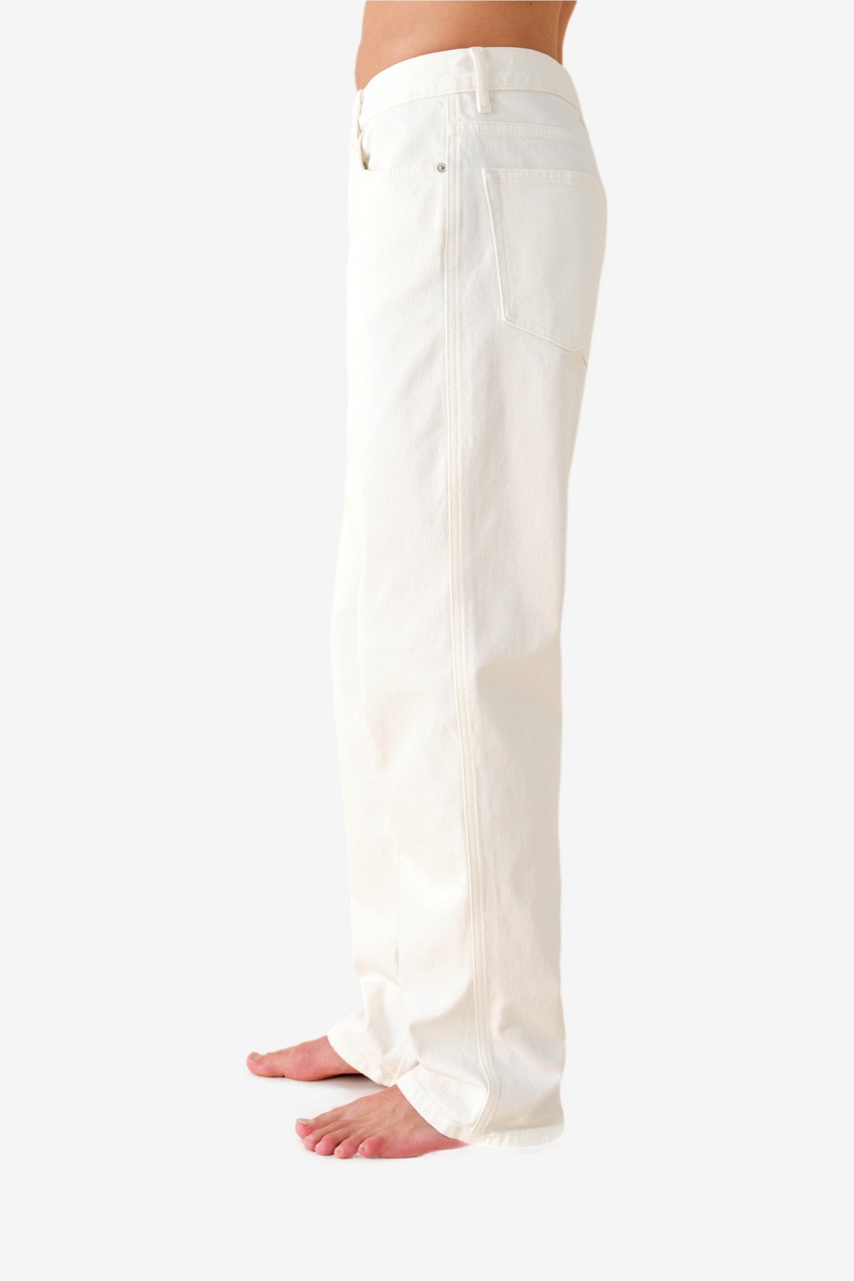 Jeanerica RM006 Reconstructed Jeans in Natural White
