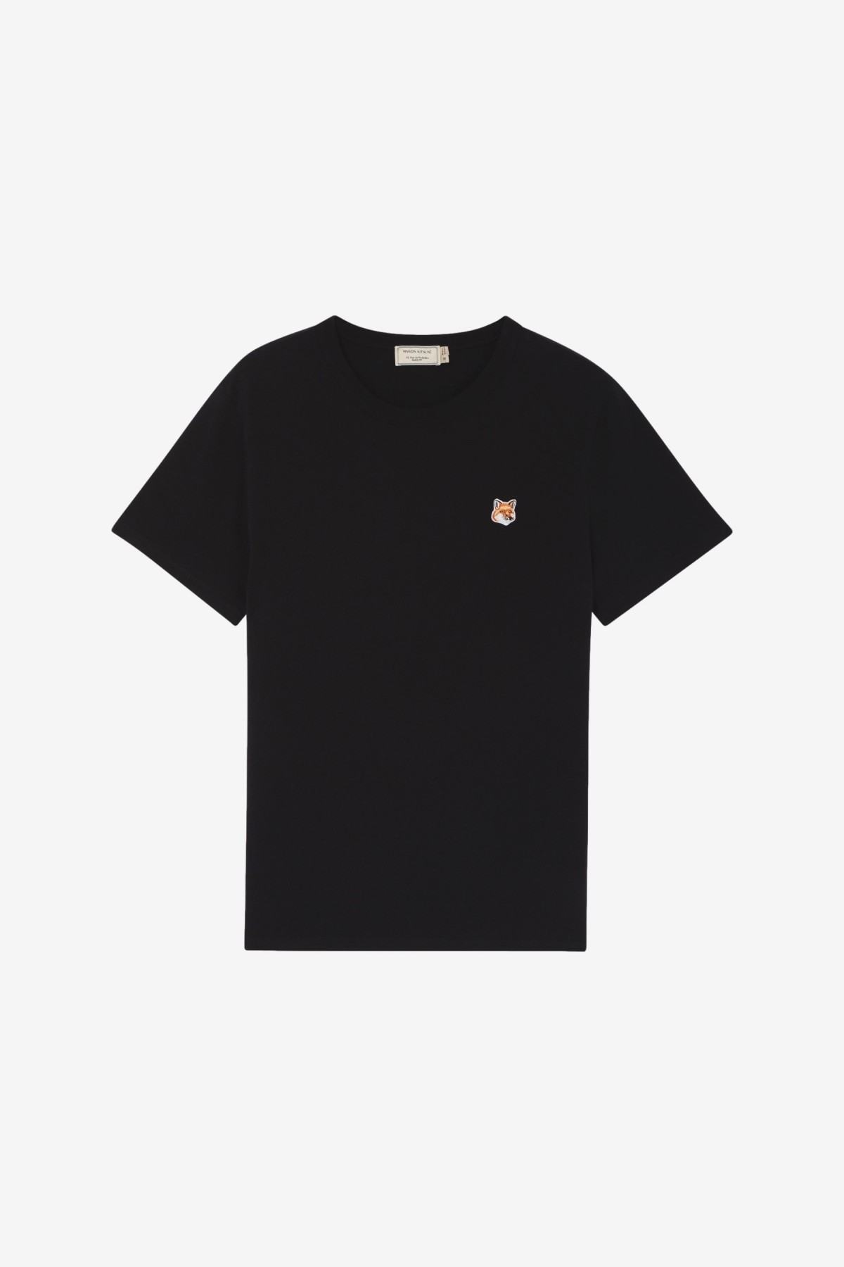 Maison Kitsuné Fox Head Patch T-Shirt in Black